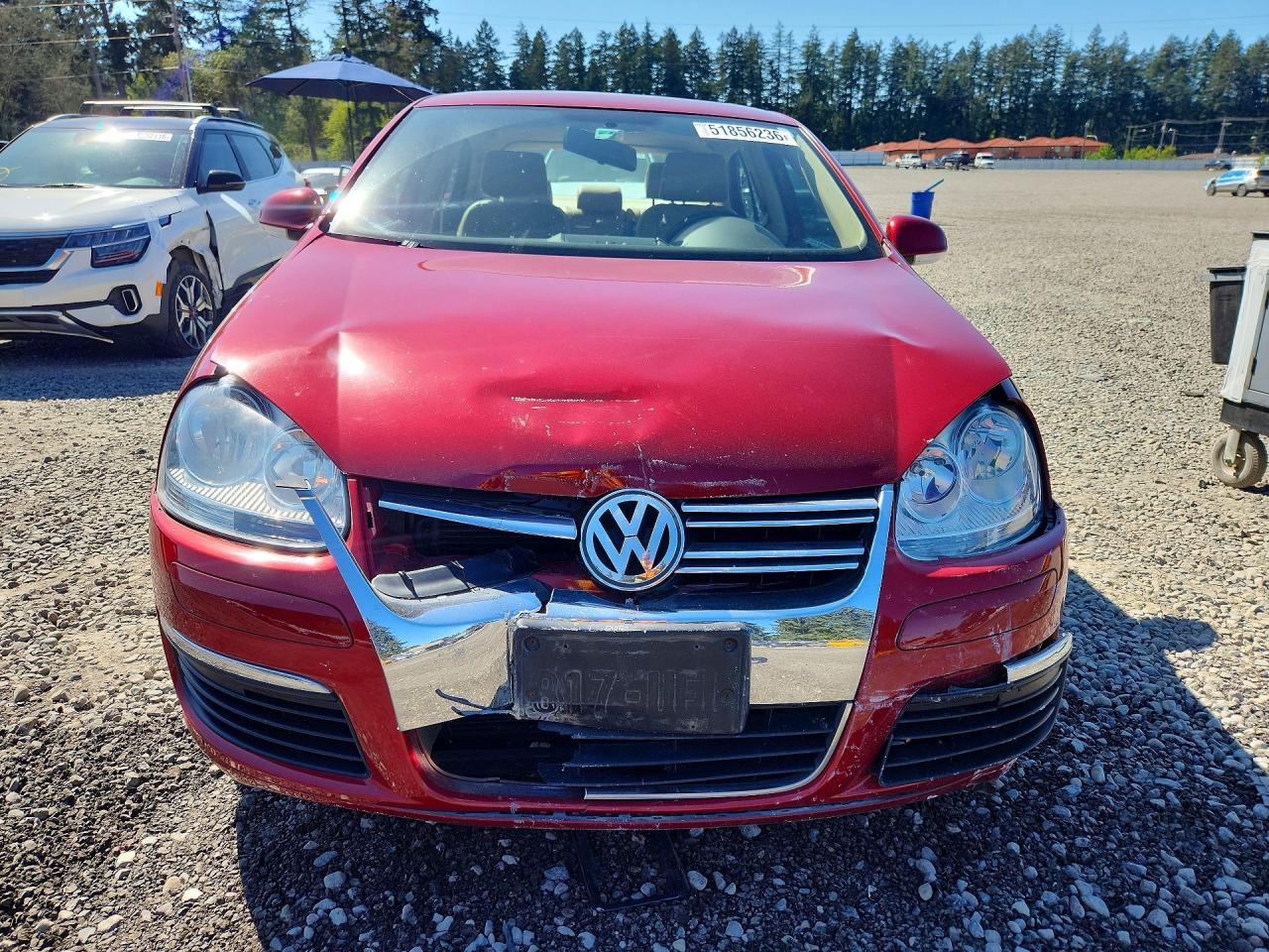 2006 Volkswagen Jetta 2.5 Option Package 1 Burgundy vin: 3VWSF71K76M619925