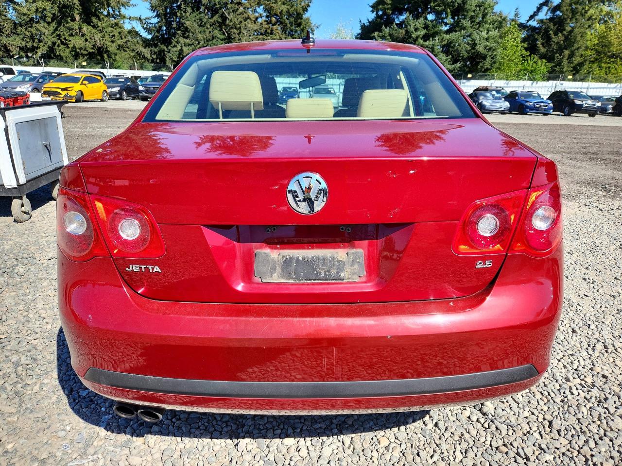2006 Volkswagen Jetta 2.5 Option Package 1 Burgundy vin: 3VWSF71K76M619925
