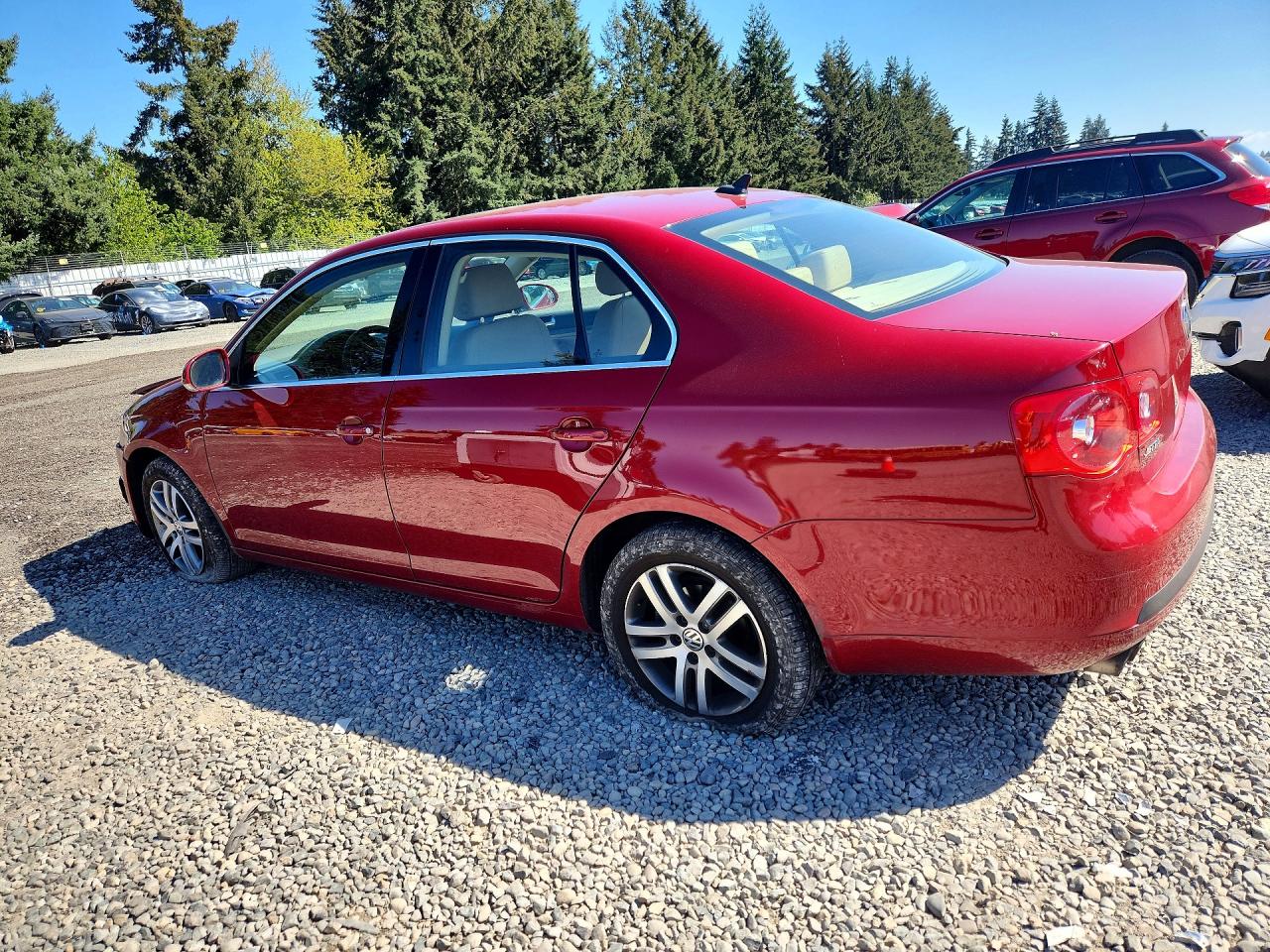 2006 Volkswagen Jetta 2.5 Option Package 1 Burgundy vin: 3VWSF71K76M619925