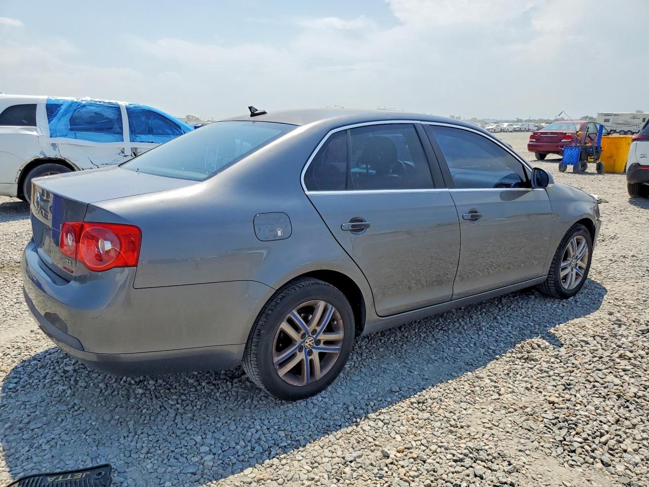 2007 Volkswagen Jetta 2.5 Option Package 1 Gray vin: 3VWSF71K77M023229
