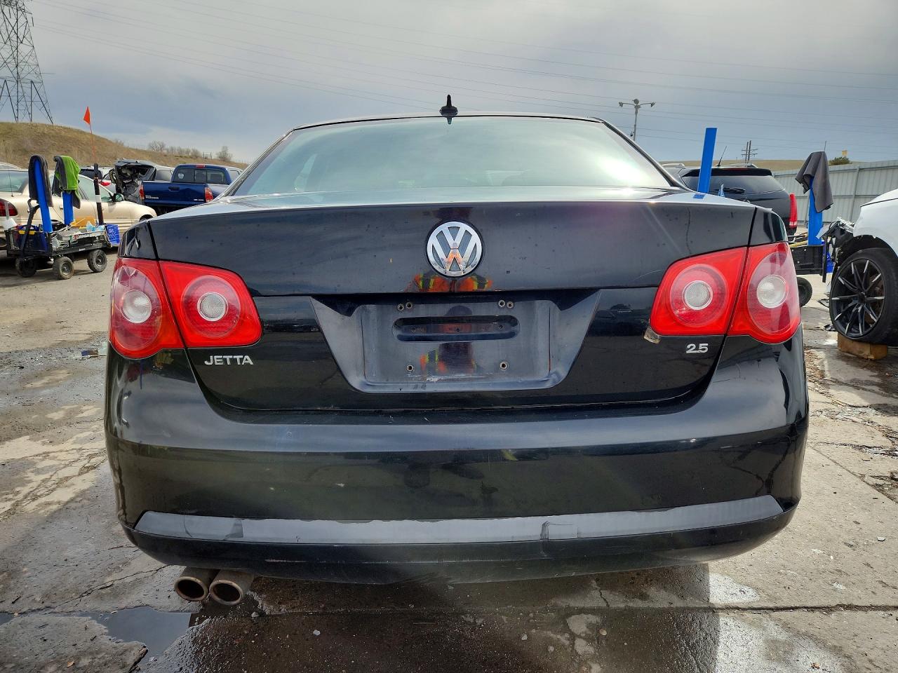 2007 Volkswagen Jetta 2.5 Option Package 1 Black vin: 3VWSF81K87M018451