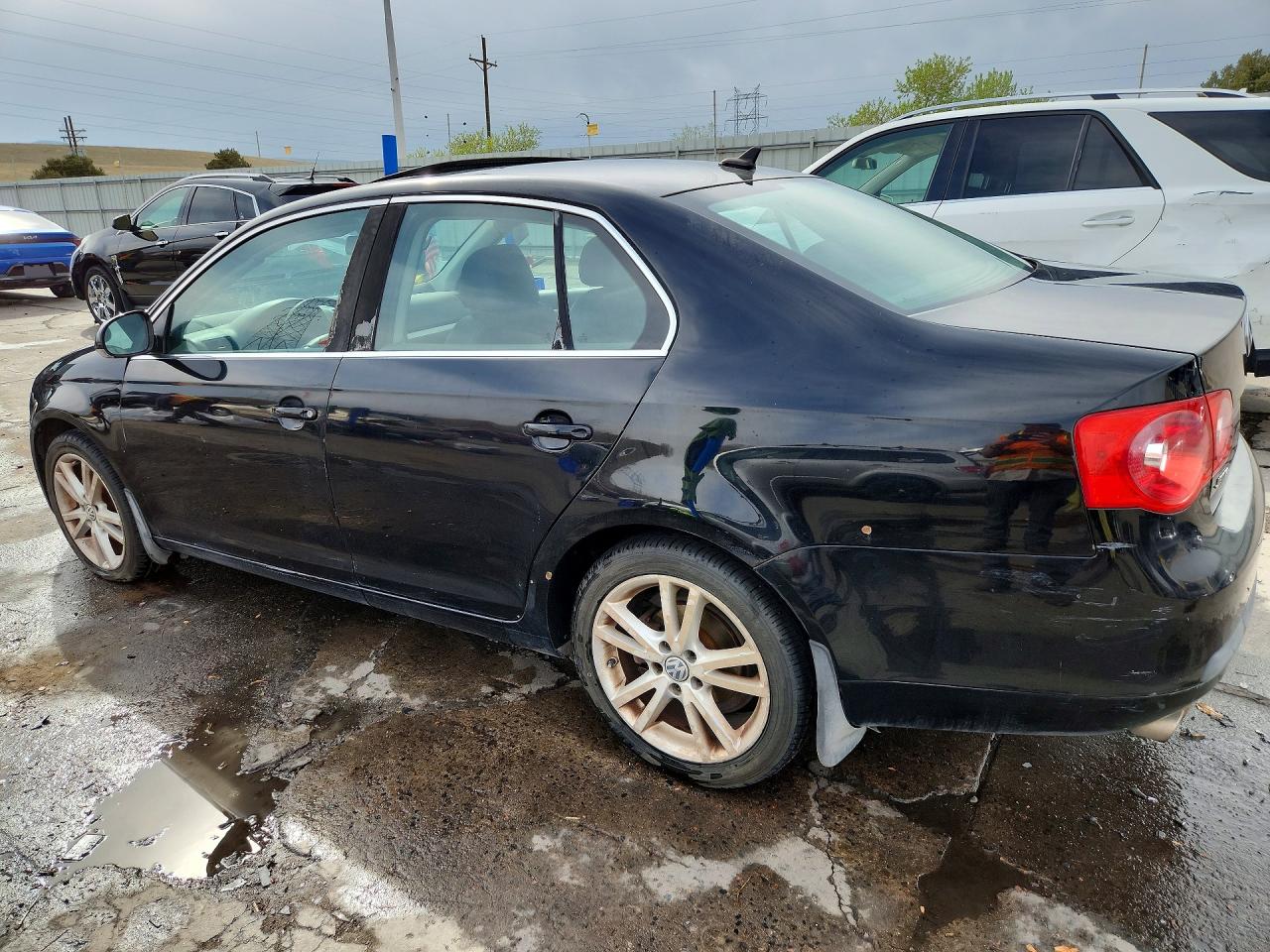 2007 Volkswagen Jetta 2.5 Option Package 1 Black vin: 3VWSF81K87M018451