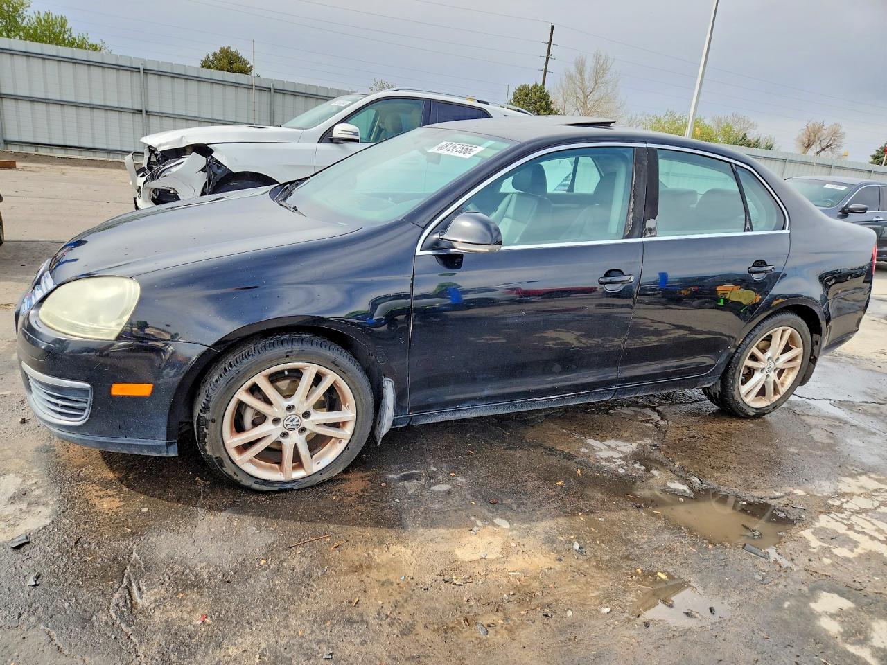 2007 Volkswagen Jetta 2.5 Option Package 1 Black vin: 3VWSF81K87M018451
