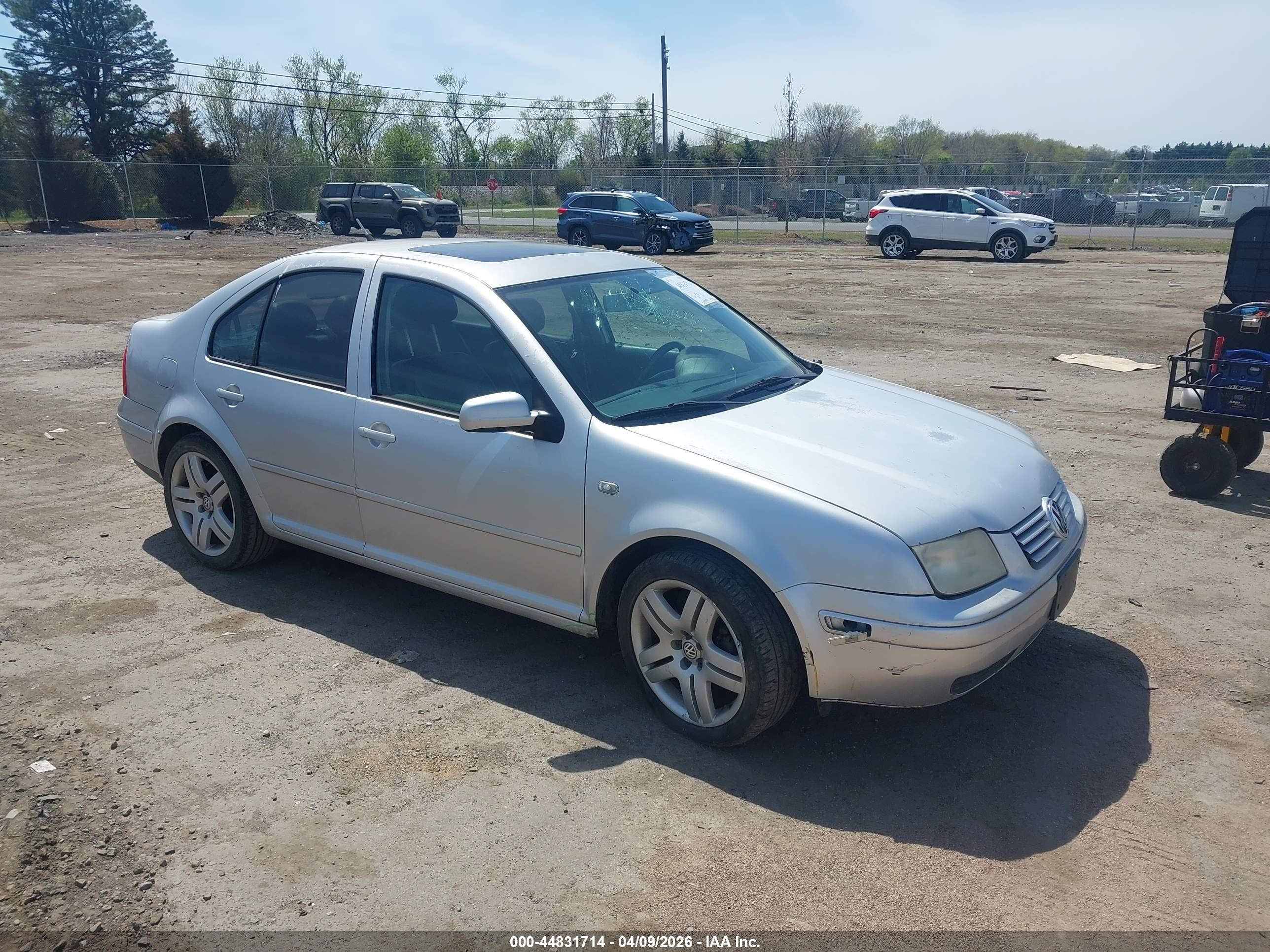 2001 Volkswagen Jetta Gls Vr6 Silver vin: 3VWSG29M51M075701
