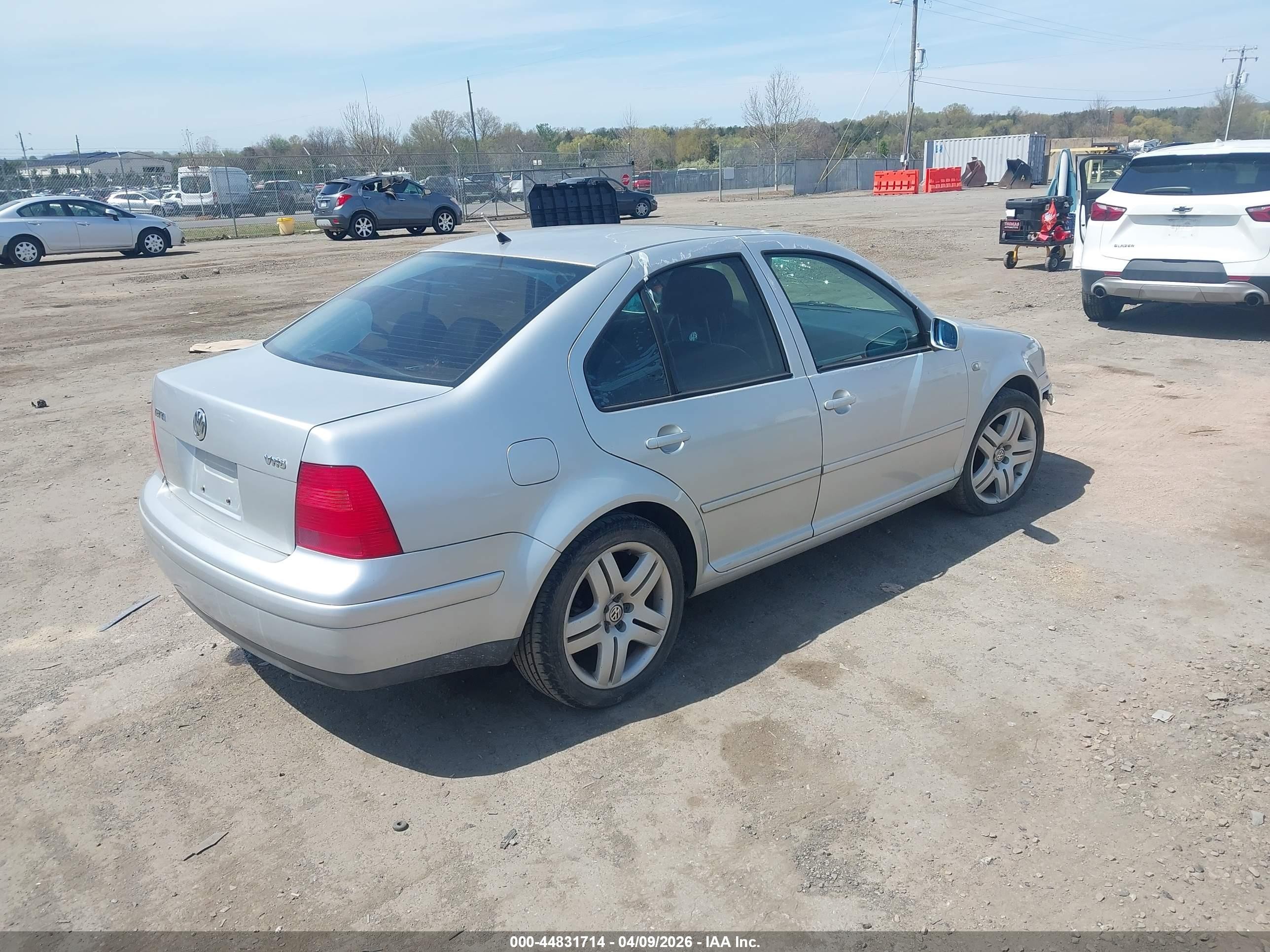2001 Volkswagen Jetta Gls Vr6 Silver vin: 3VWSG29M51M075701