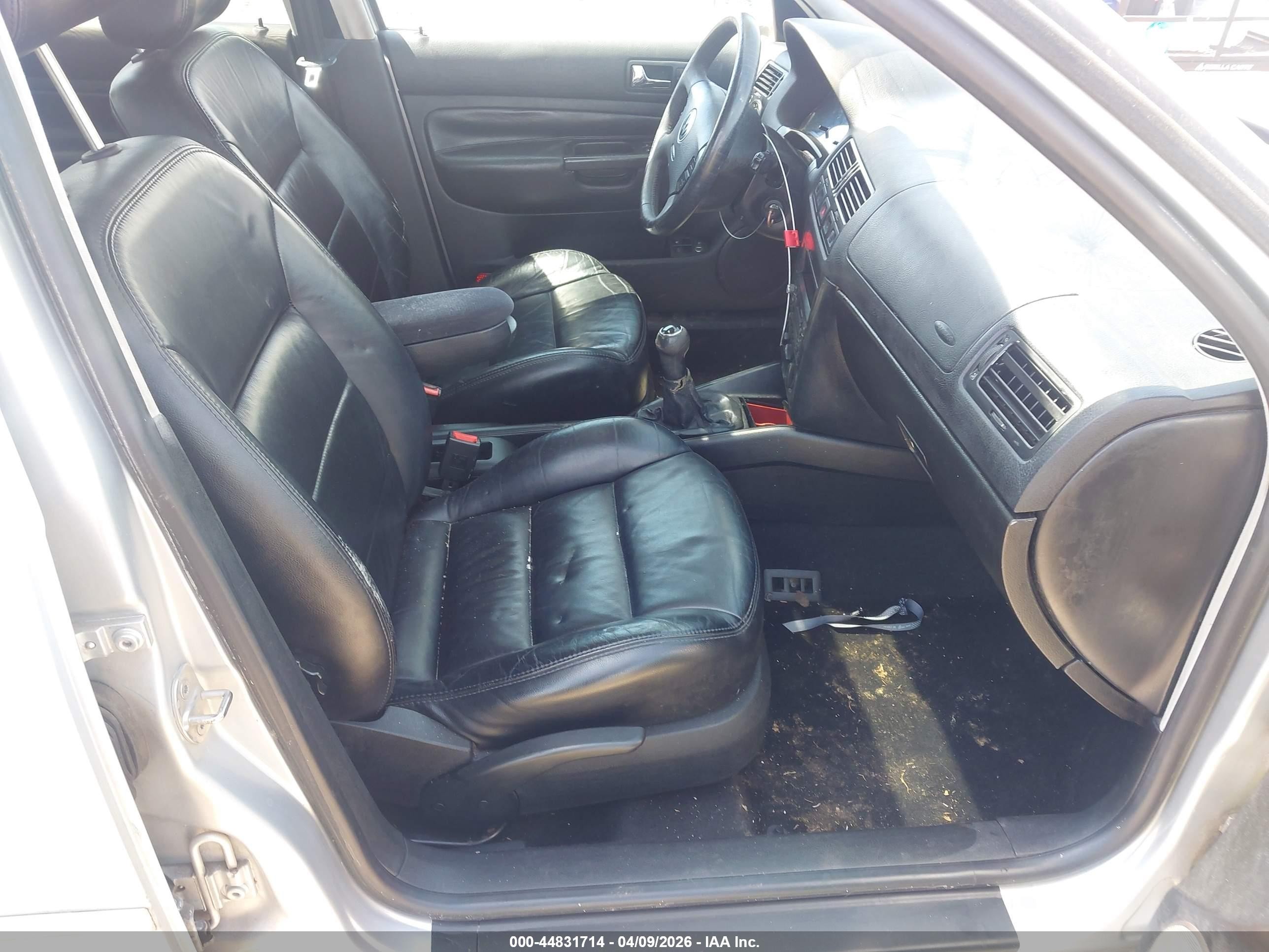 2001 Volkswagen Jetta Gls Vr6 Silver vin: 3VWSG29M51M075701