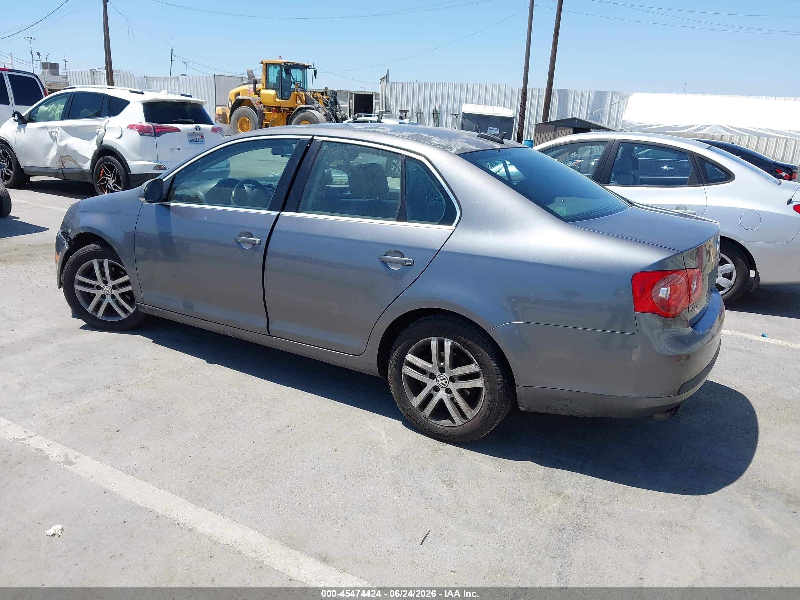 2006 Volkswagen Jetta 2.5 Gray vin: 3VWSG71K06M656795