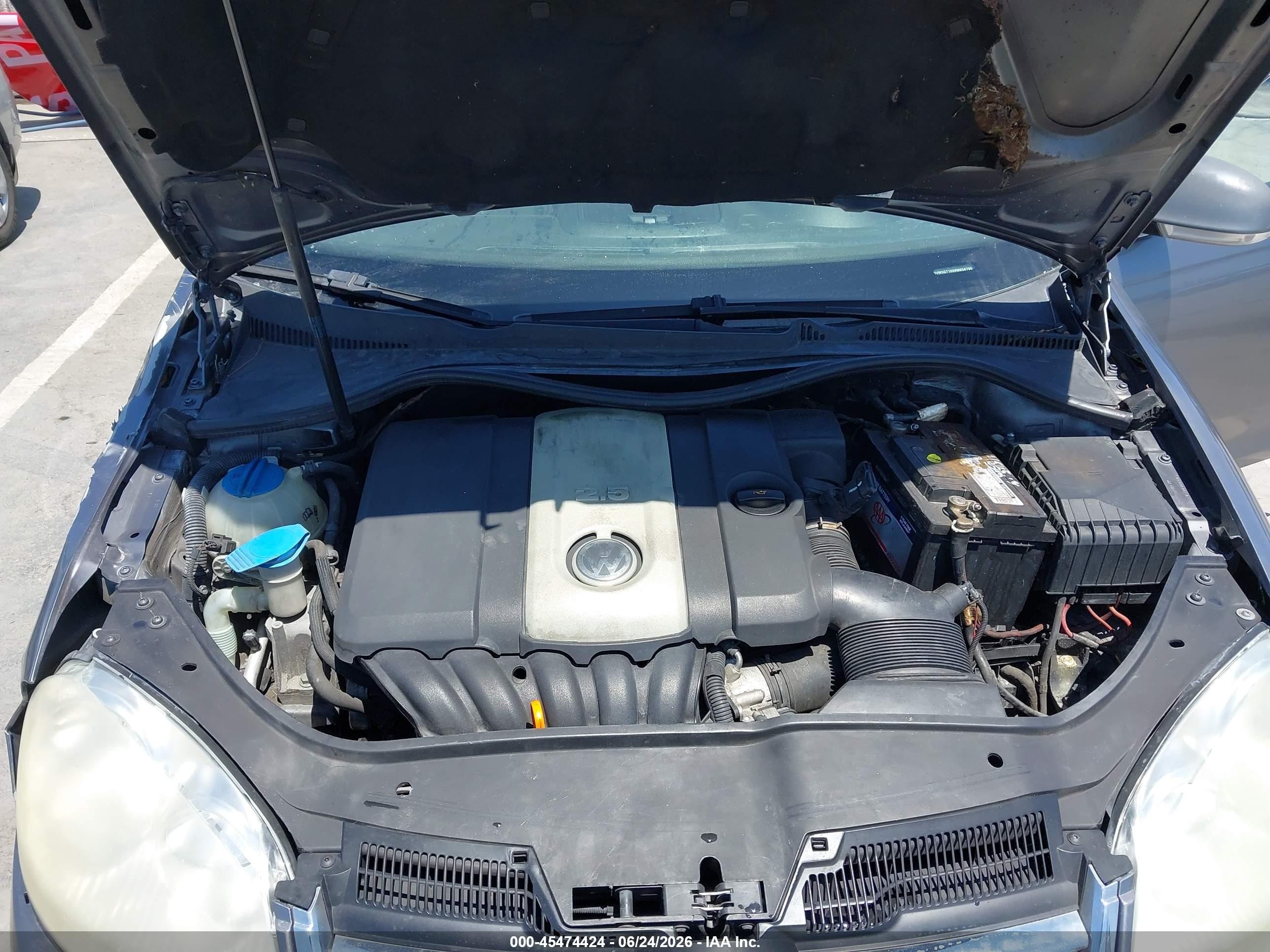 2006 Volkswagen Jetta 2.5 Gray vin: 3VWSG71K06M656795
