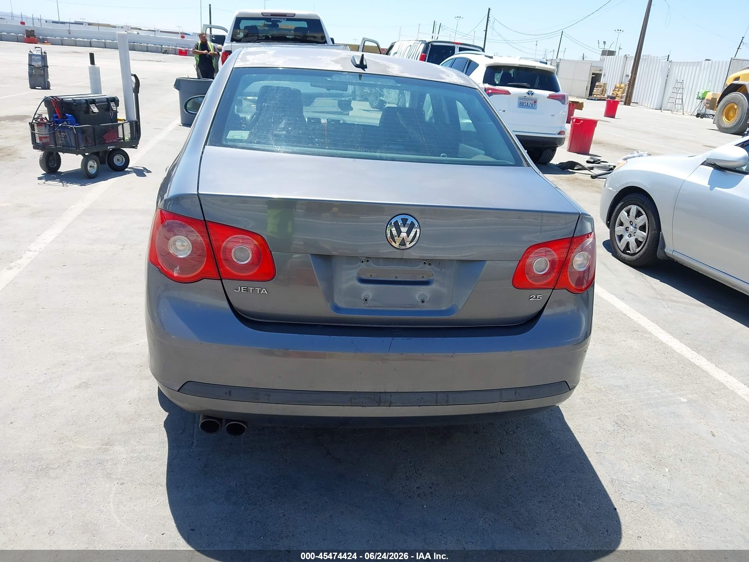 2006 Volkswagen Jetta 2.5 Gray vin: 3VWSG71K06M656795