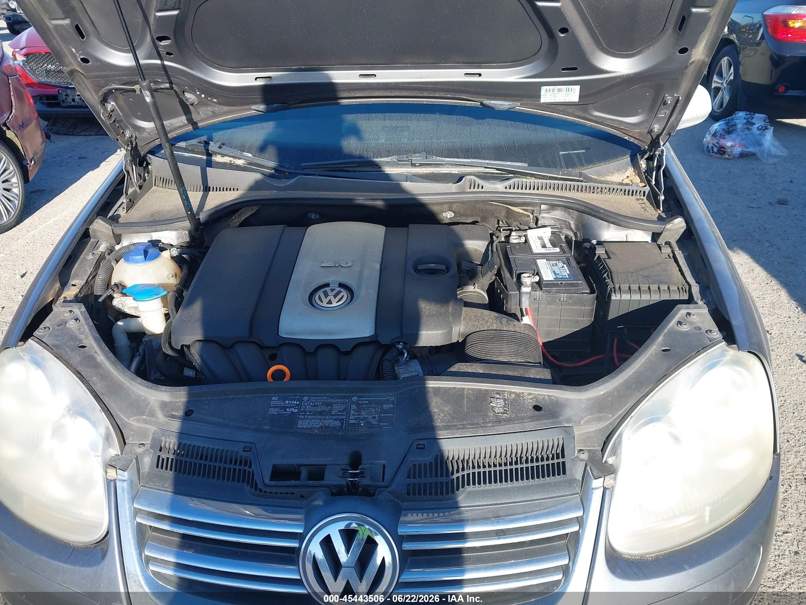2005 Volkswagen Jetta 2.5 Gray vin: 3VWSG71K15M645299