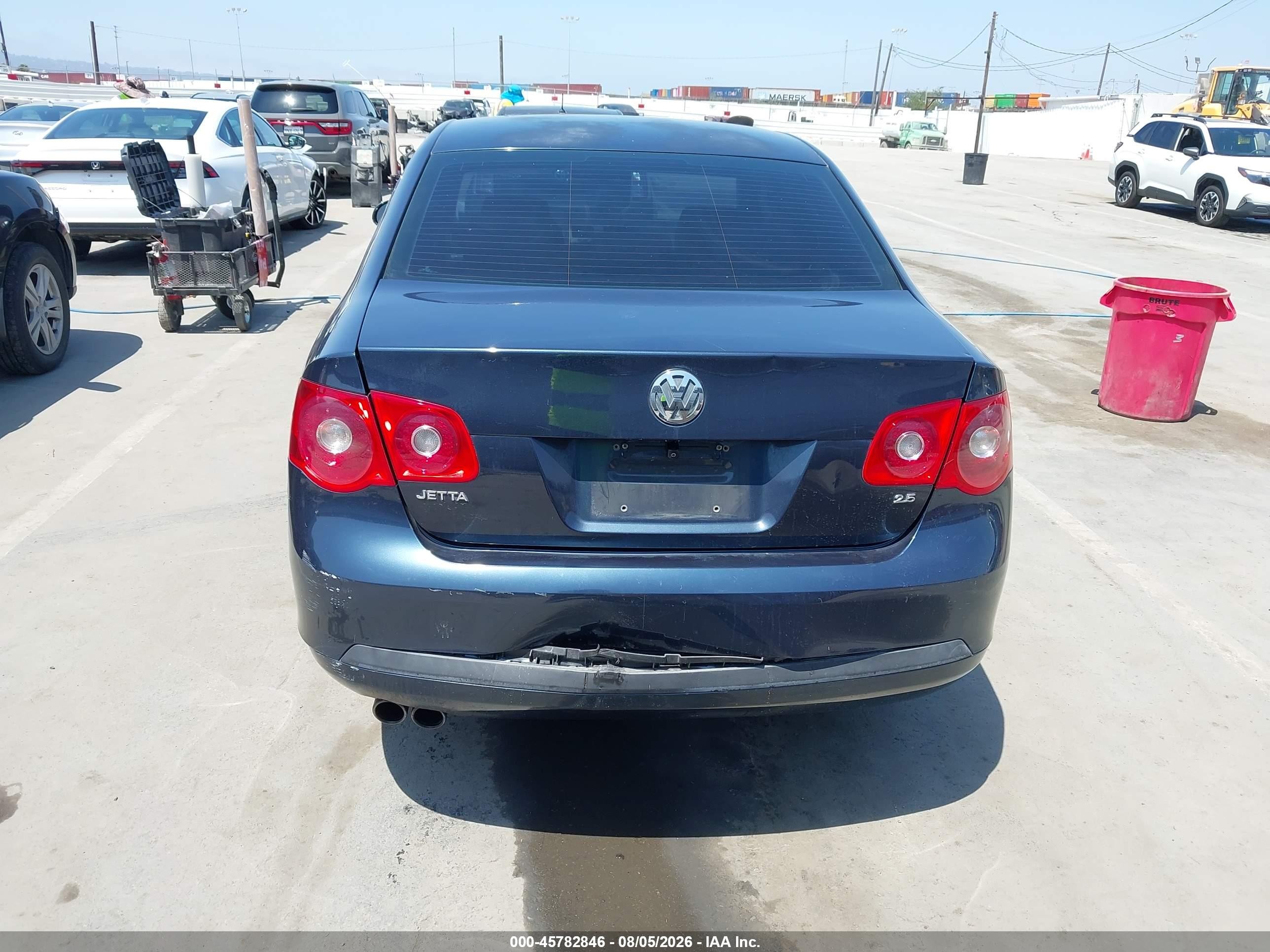 2005 Volkswagen Jetta 2.5 Blue vin: 3VWSG71K65M645668