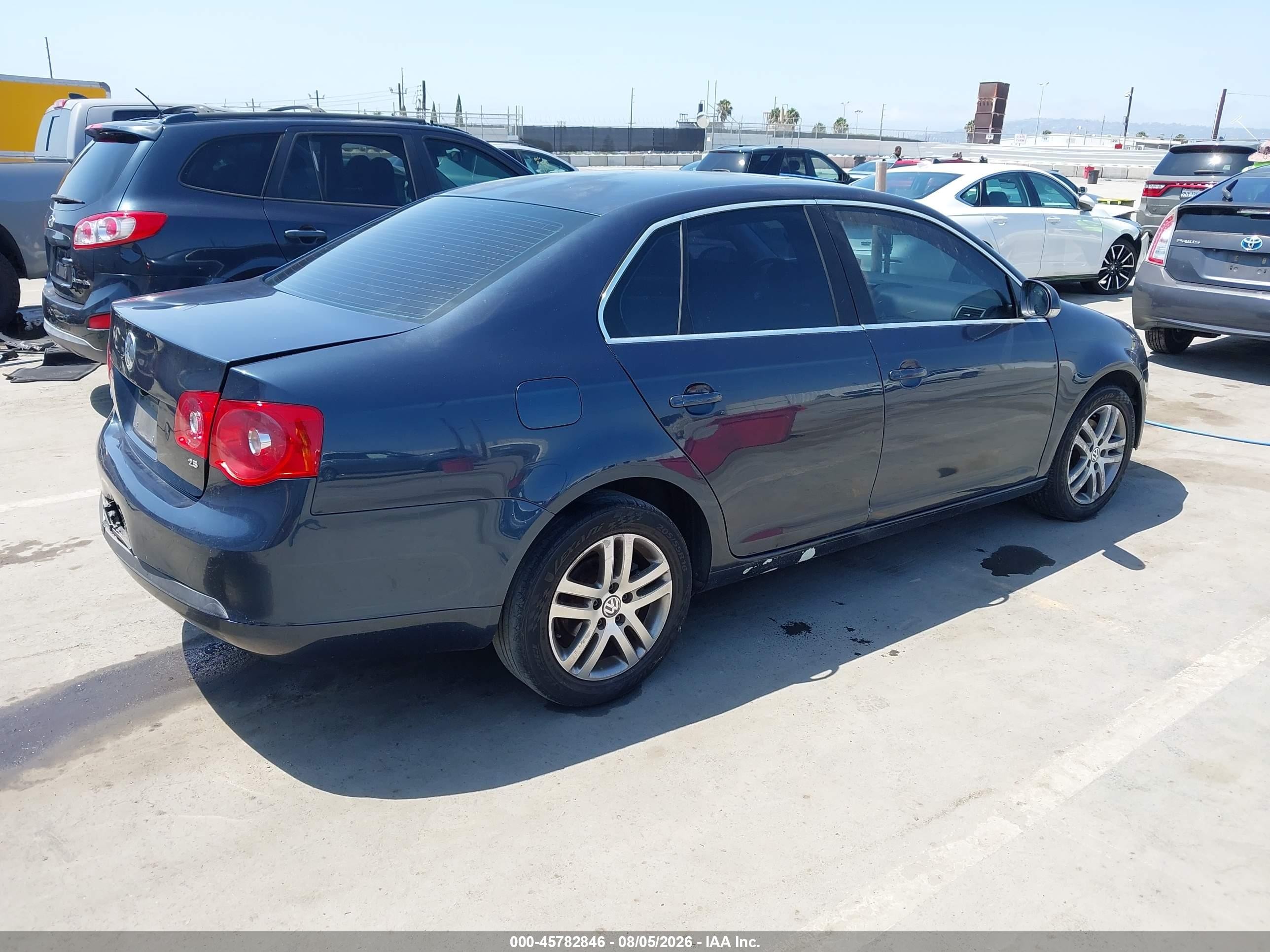 2005 Volkswagen Jetta 2.5 Blue vin: 3VWSG71K65M645668