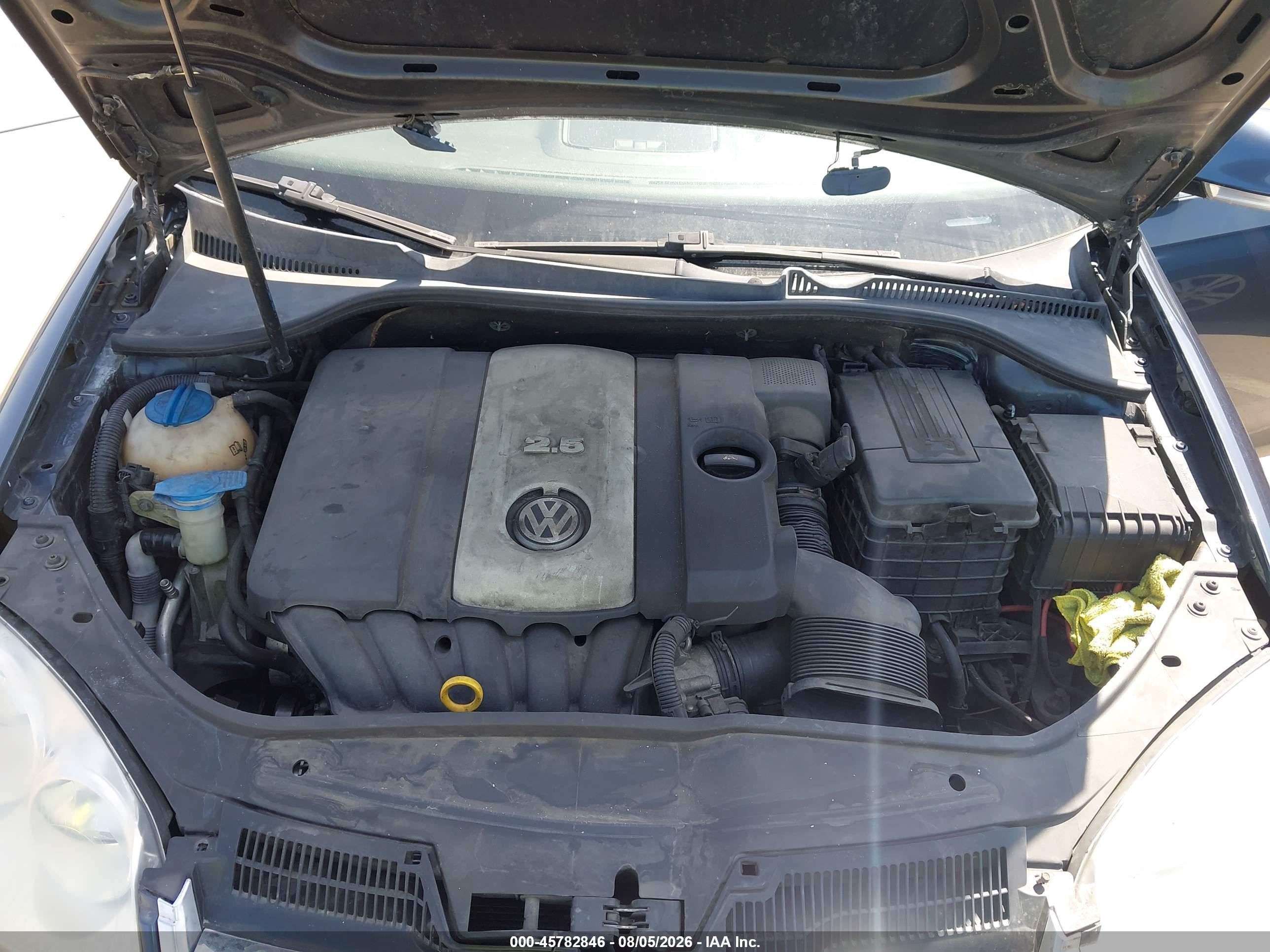 2005 Volkswagen Jetta 2.5 Blue vin: 3VWSG71K65M645668