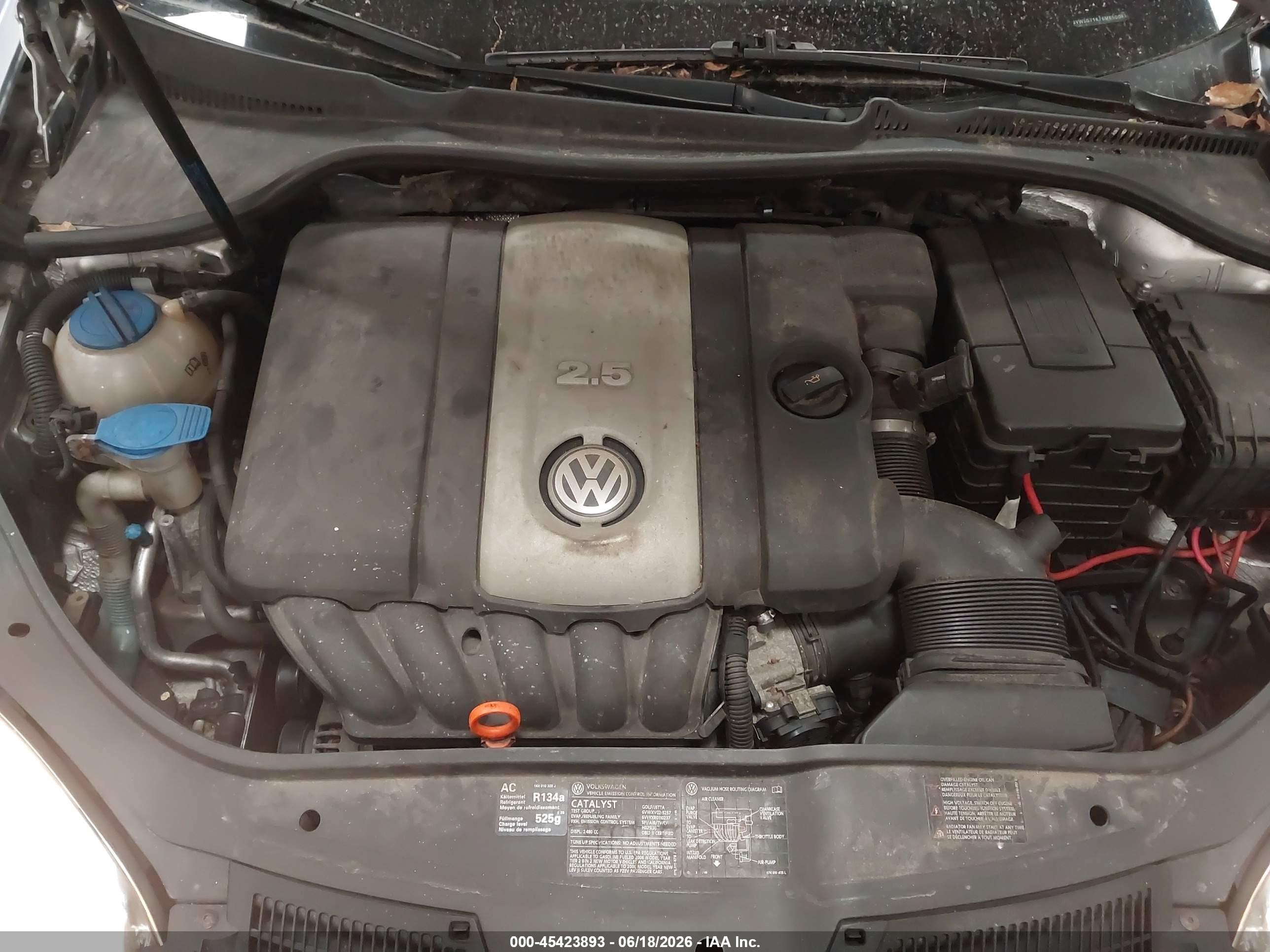 2006 Volkswagen Jetta 2.5 Silver vin: 3VWSG71K76M650041
