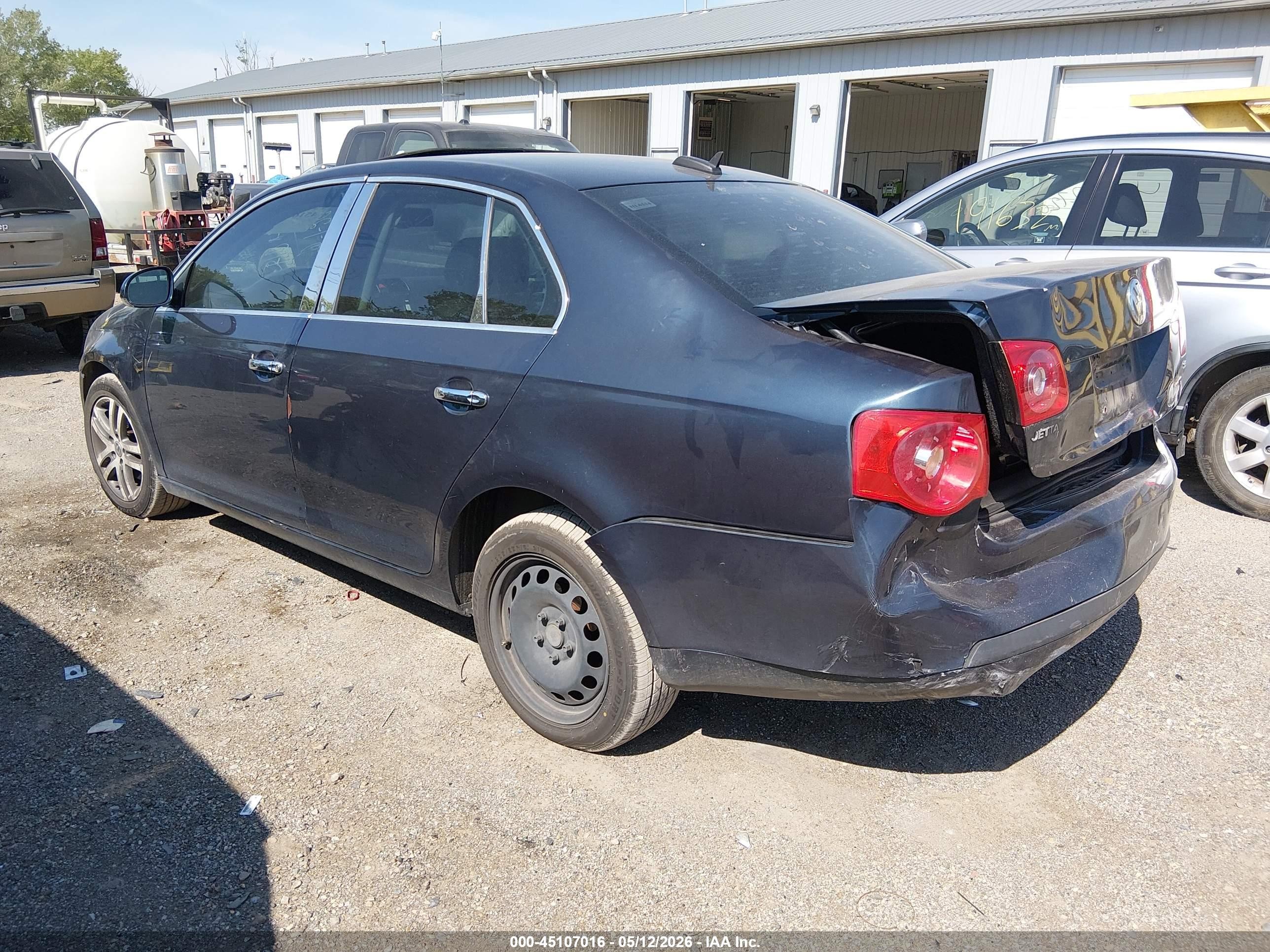 2006 Volkswagen Jetta 2.5 Black vin: 3VWSG71K86M761486
