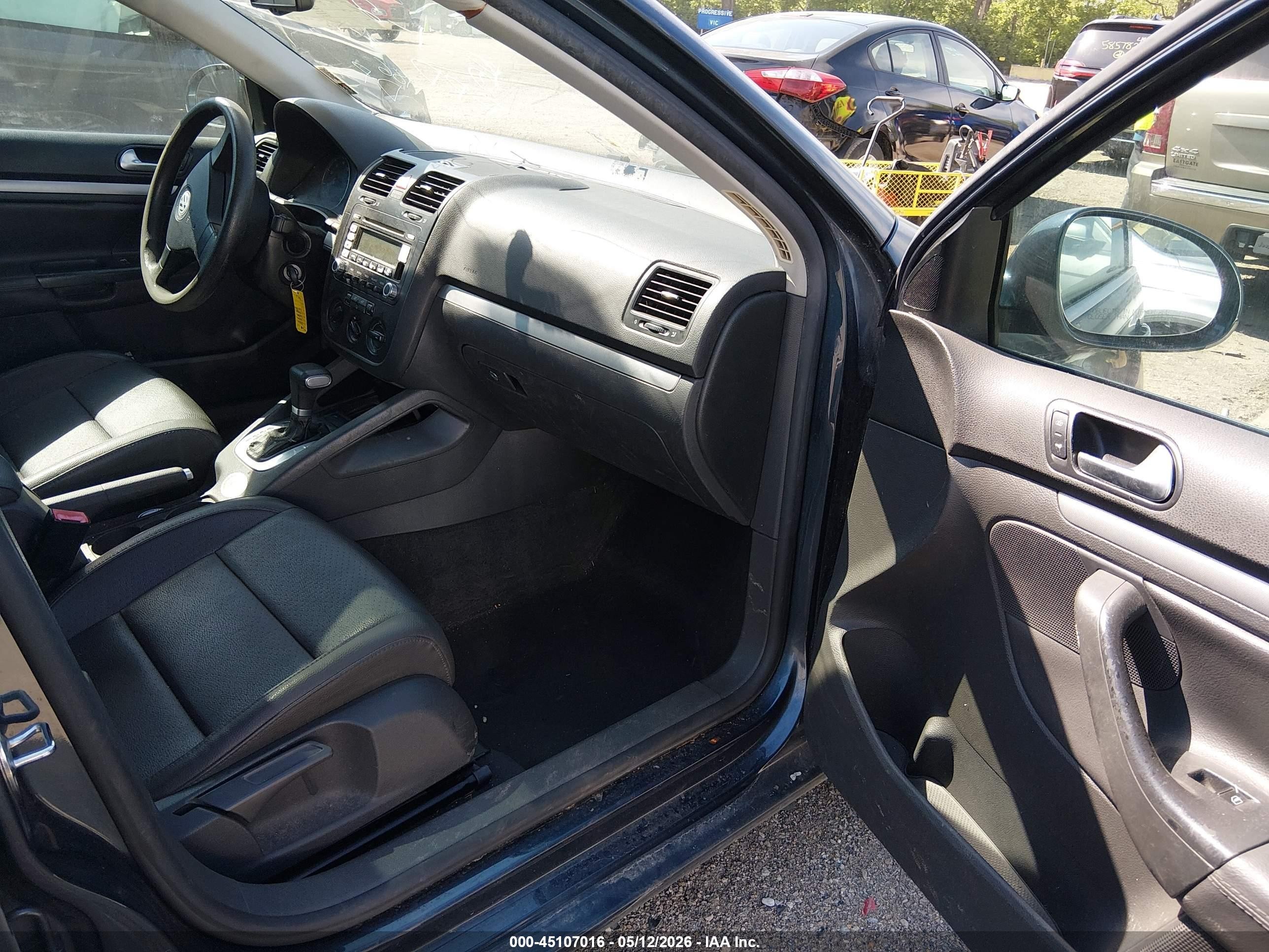 2006 Volkswagen Jetta 2.5 Black vin: 3VWSG71K86M761486