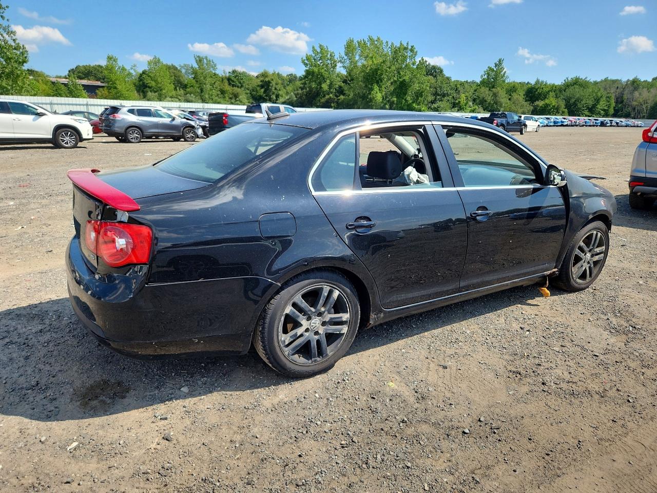 2005 Volkswagen New Jetta 2.5l Option Package 1 Black vin: 3VWSG71K95M641954