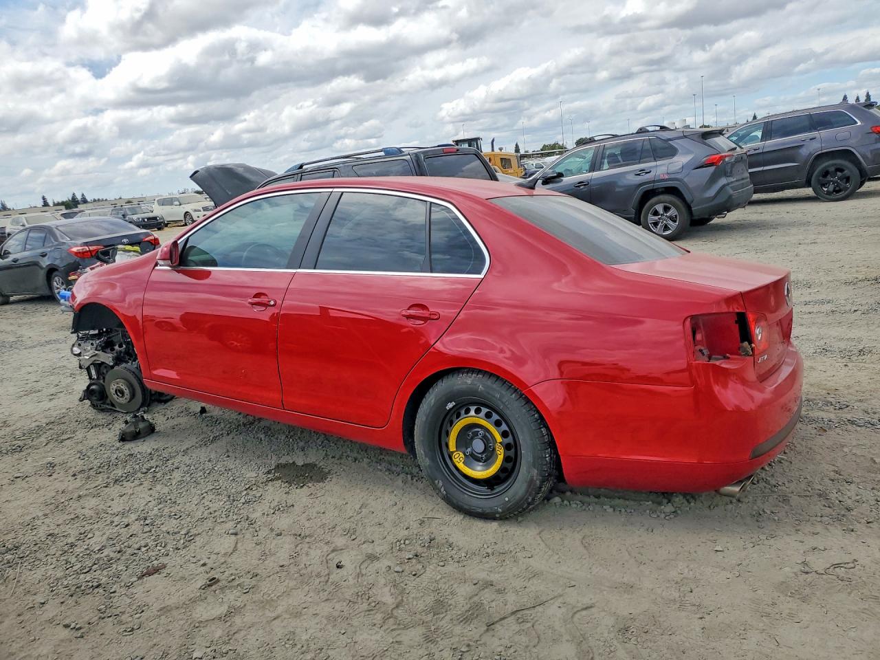 2007 Volkswagen Jetta 2.5 Option Package 1 Red vin: 3VWSG71KX7M029233