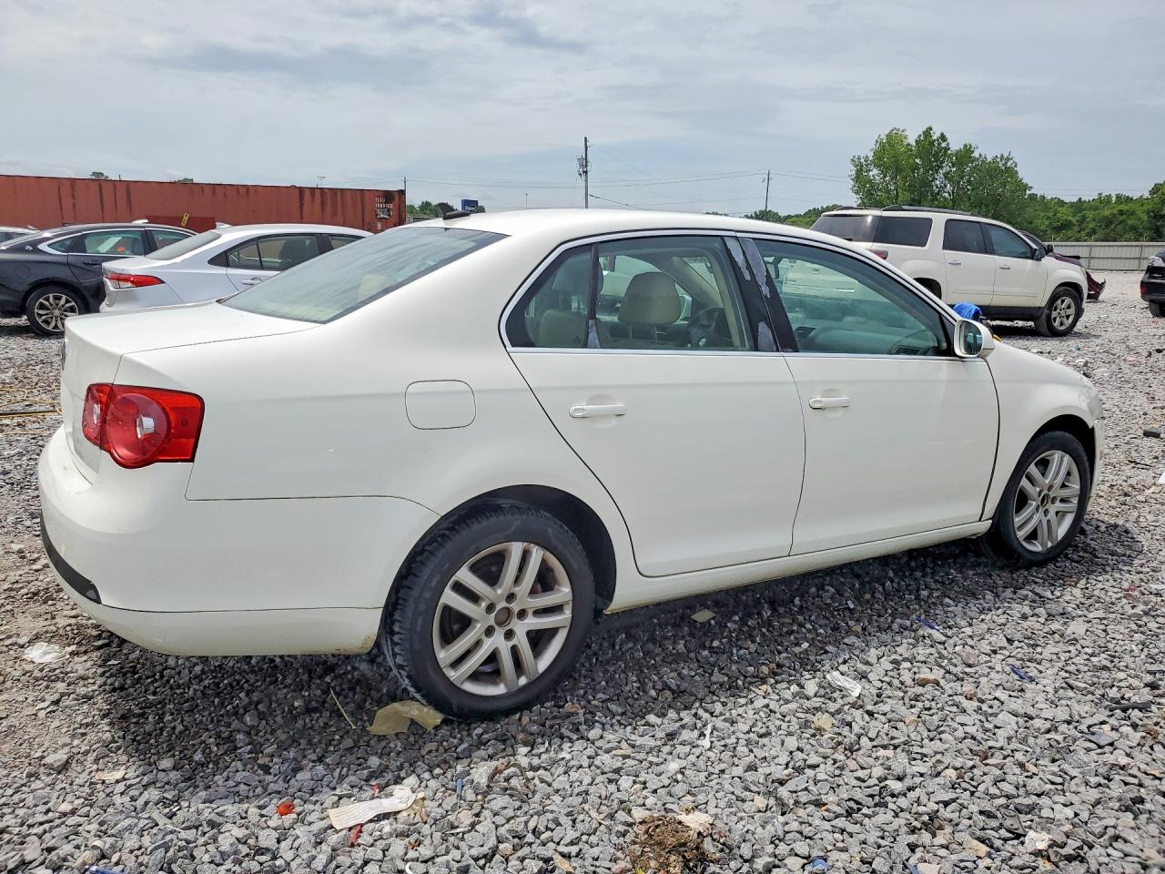 2007 Volkswagen Jetta 2.5 Option Package 1 Белый vin: 3VWSG71KX7M033069