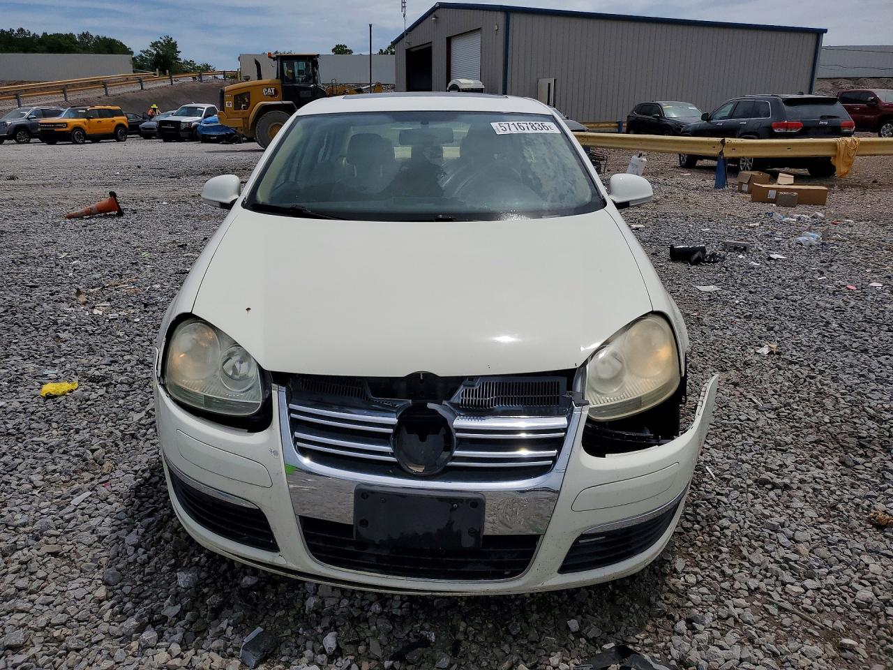 2007 Volkswagen Jetta 2.5 Option Package 1 Белый vin: 3VWSG71KX7M033069