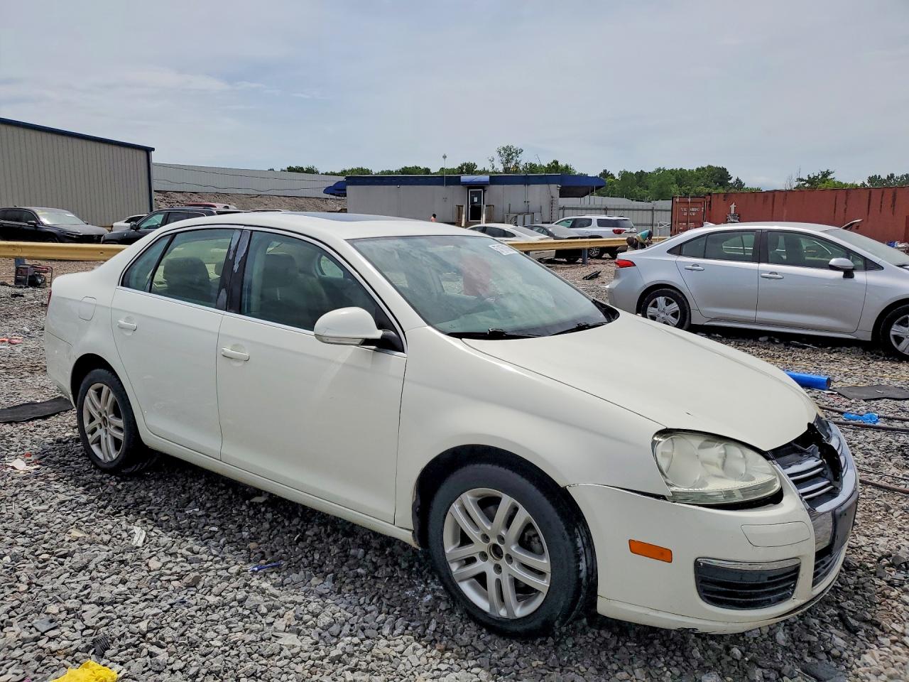 2007 Volkswagen Jetta 2.5 Option Package 1 Белый vin: 3VWSG71KX7M033069