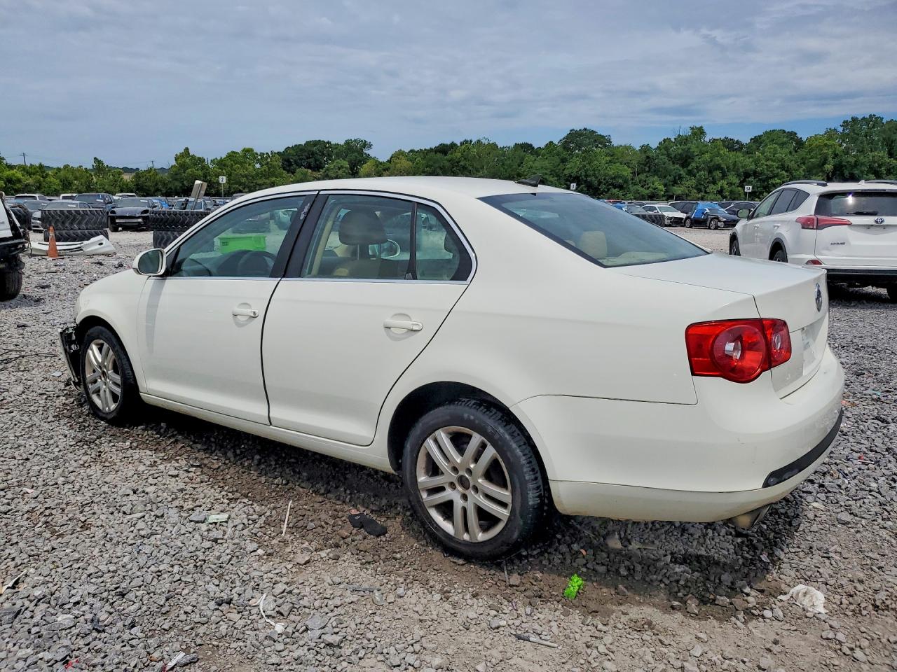 2007 Volkswagen Jetta 2.5 Option Package 1 Белый vin: 3VWSG71KX7M033069