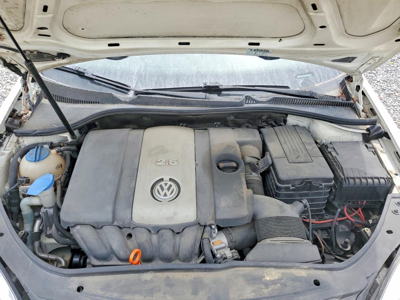 2007 Volkswagen Jetta 2.5 Option Package 1 Белый vin: 3VWSG71KX7M033069