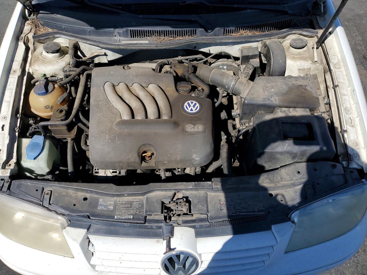 2002 Volkswagen Jetta Gls White vin: 3VWSK69M22M039858