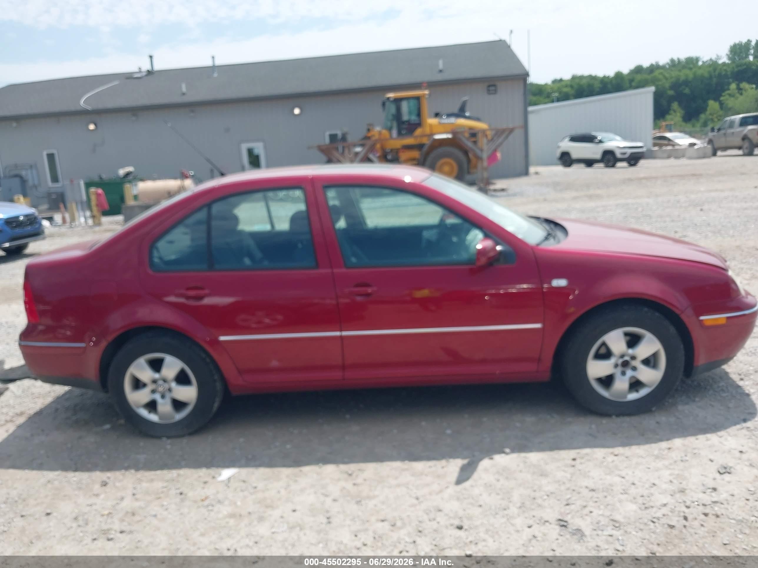 2005 Volkswagen Jetta Gls 2.0l Красный vin: 3VWSK69M35M071836
