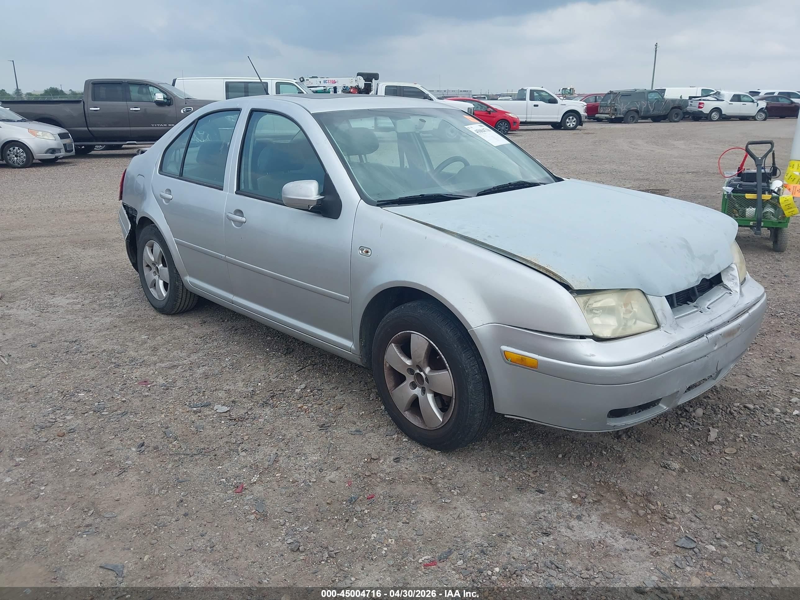 2003 Volkswagen Jetta Gls 2.0l Silver vin: 3VWSK69M43M008600