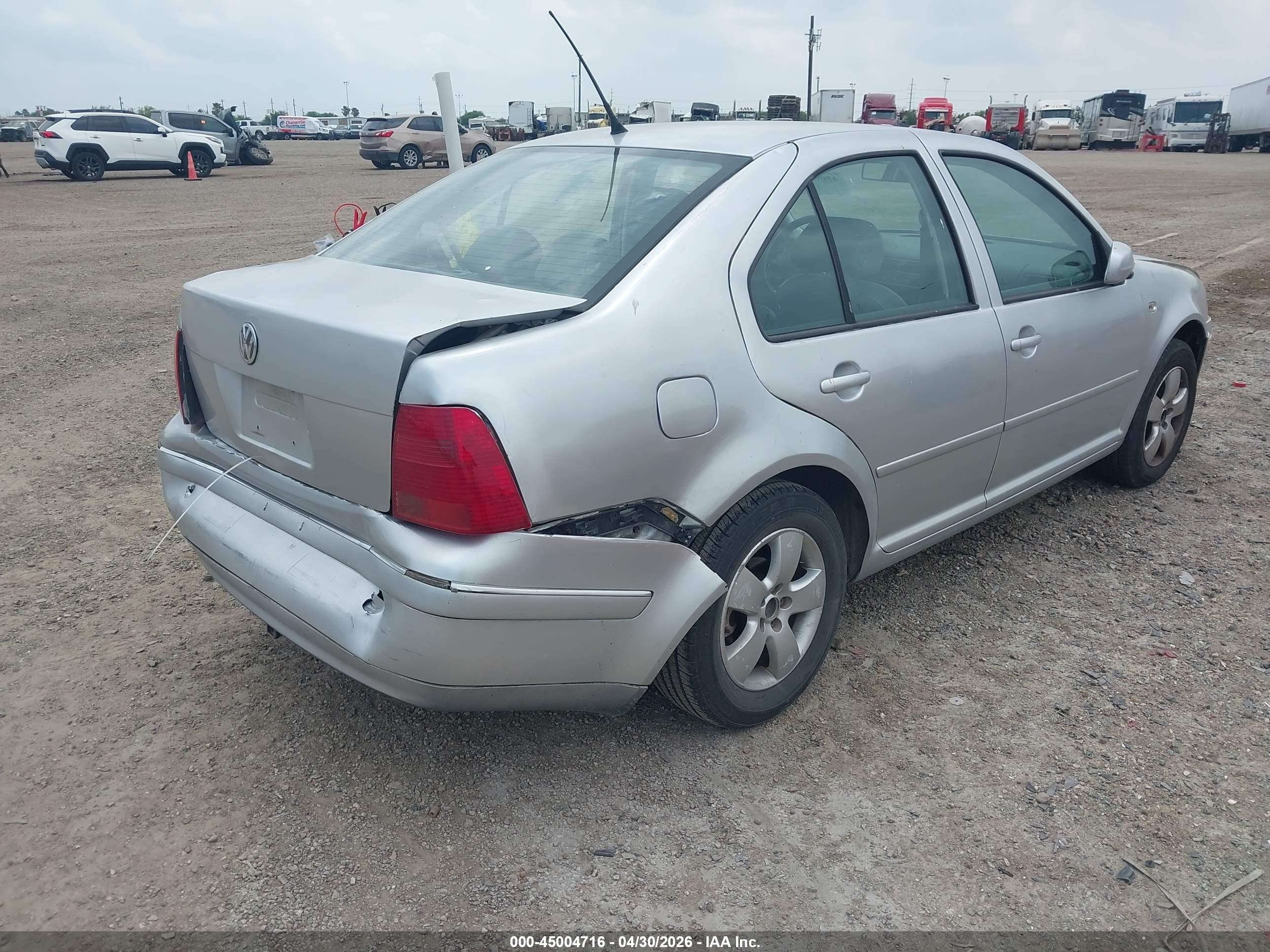 2003 Volkswagen Jetta Gls 2.0l Серебряный vin: 3VWSK69M43M008600