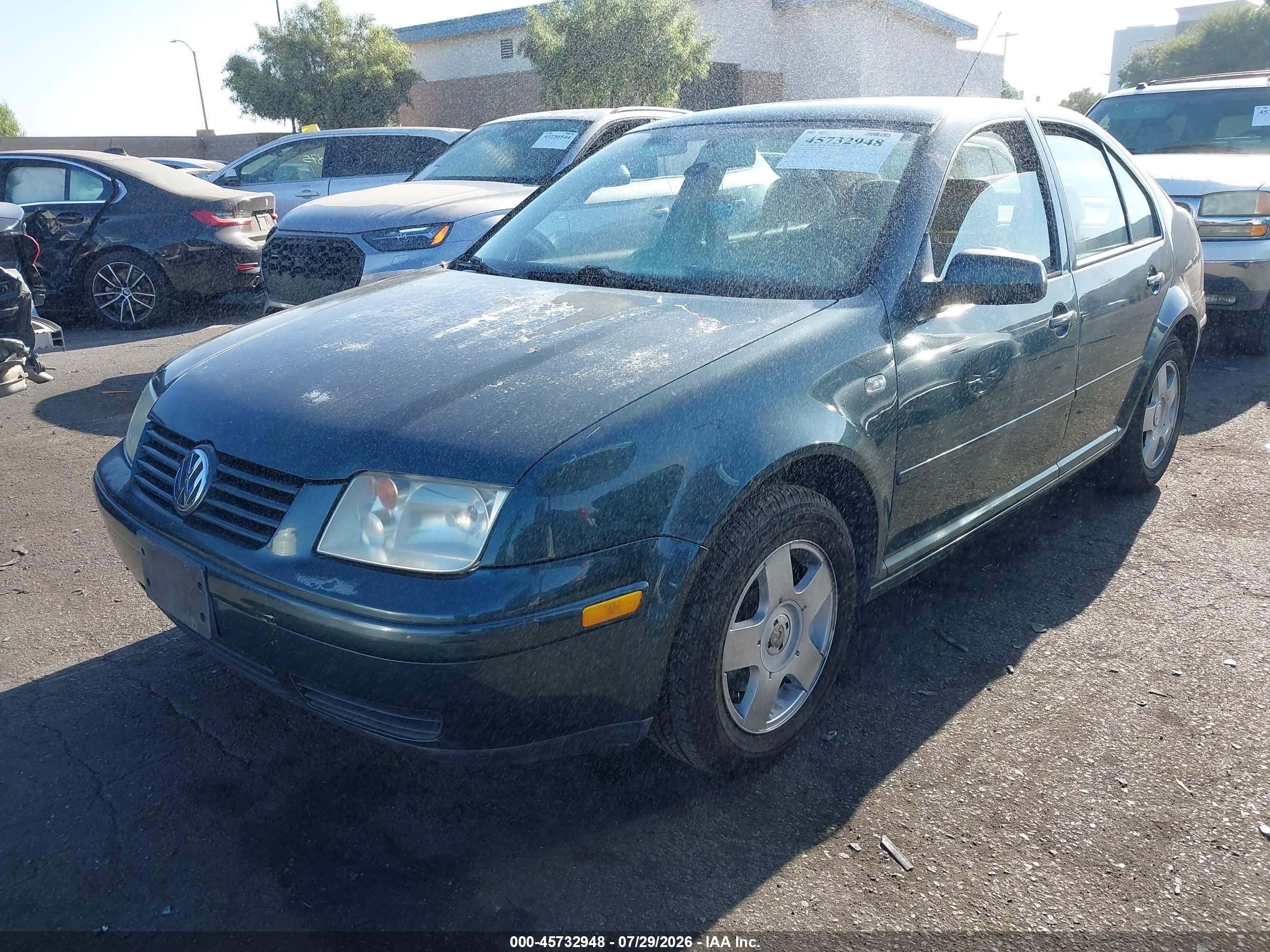 2003 Volkswagen Jetta Gls 2.0l Blue vin: 3VWSK69M43M105327