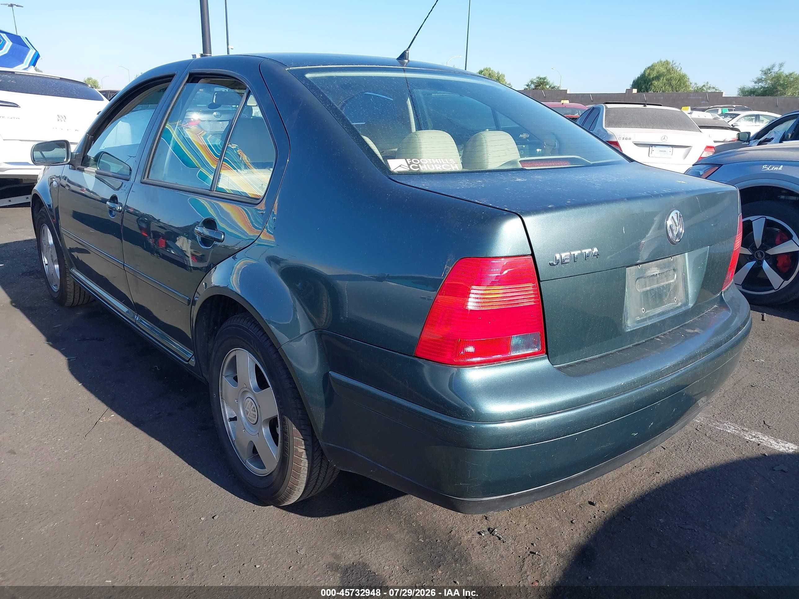 2003 Volkswagen Jetta Gls 2.0l Blue vin: 3VWSK69M43M105327