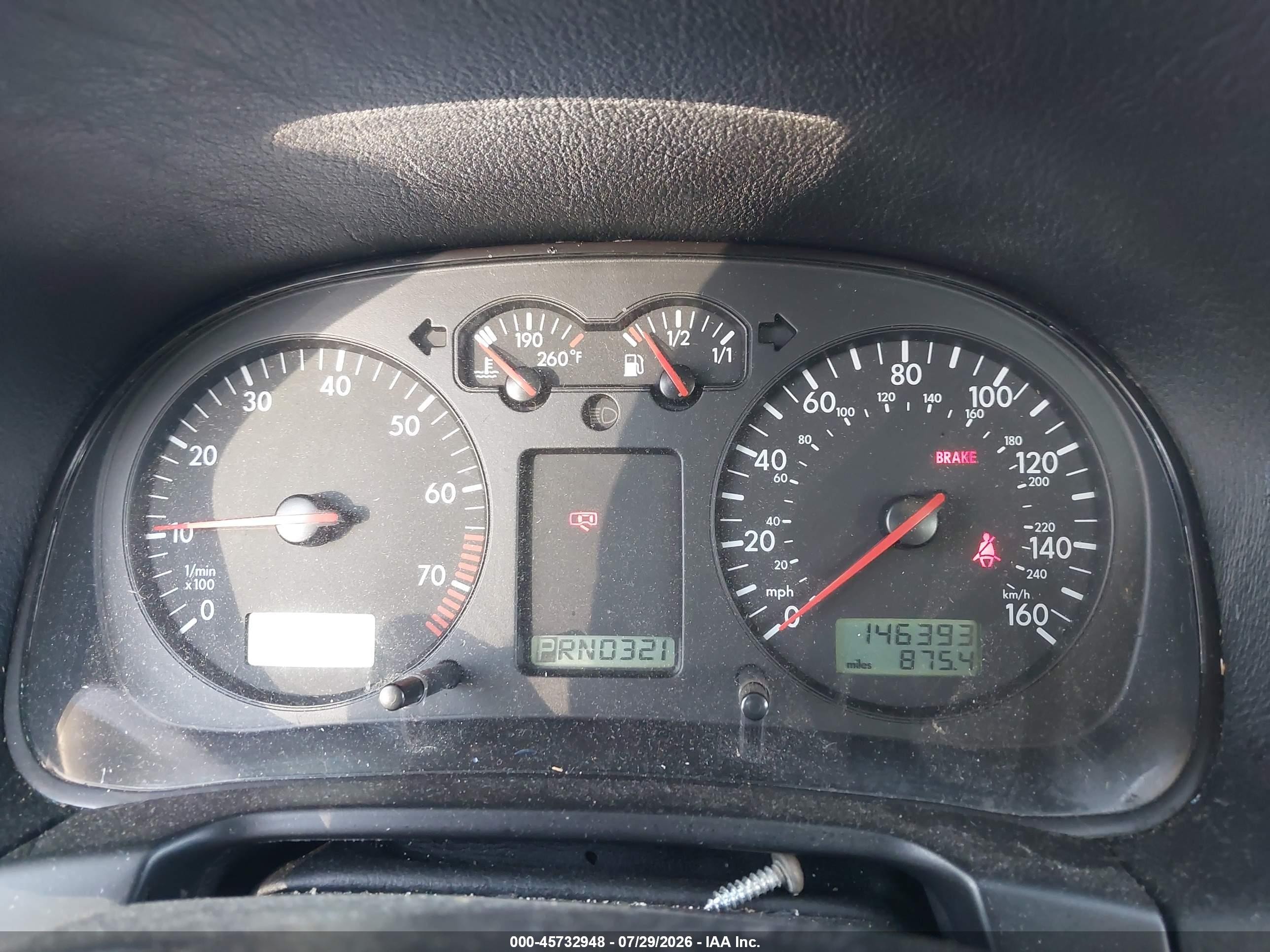 2003 Volkswagen Jetta Gls 2.0l Blue vin: 3VWSK69M43M105327