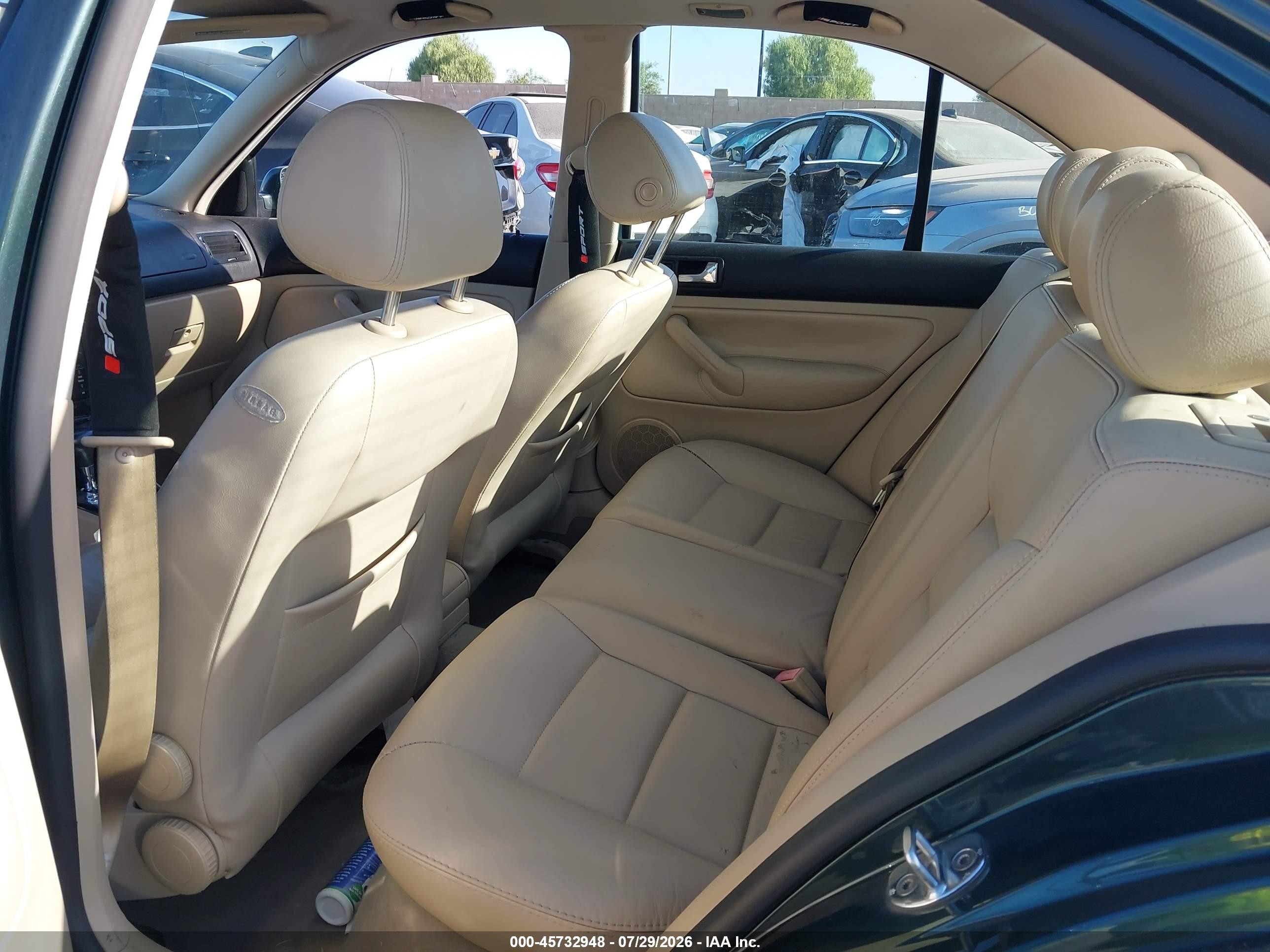 2003 Volkswagen Jetta Gls 2.0l Blue vin: 3VWSK69M43M105327