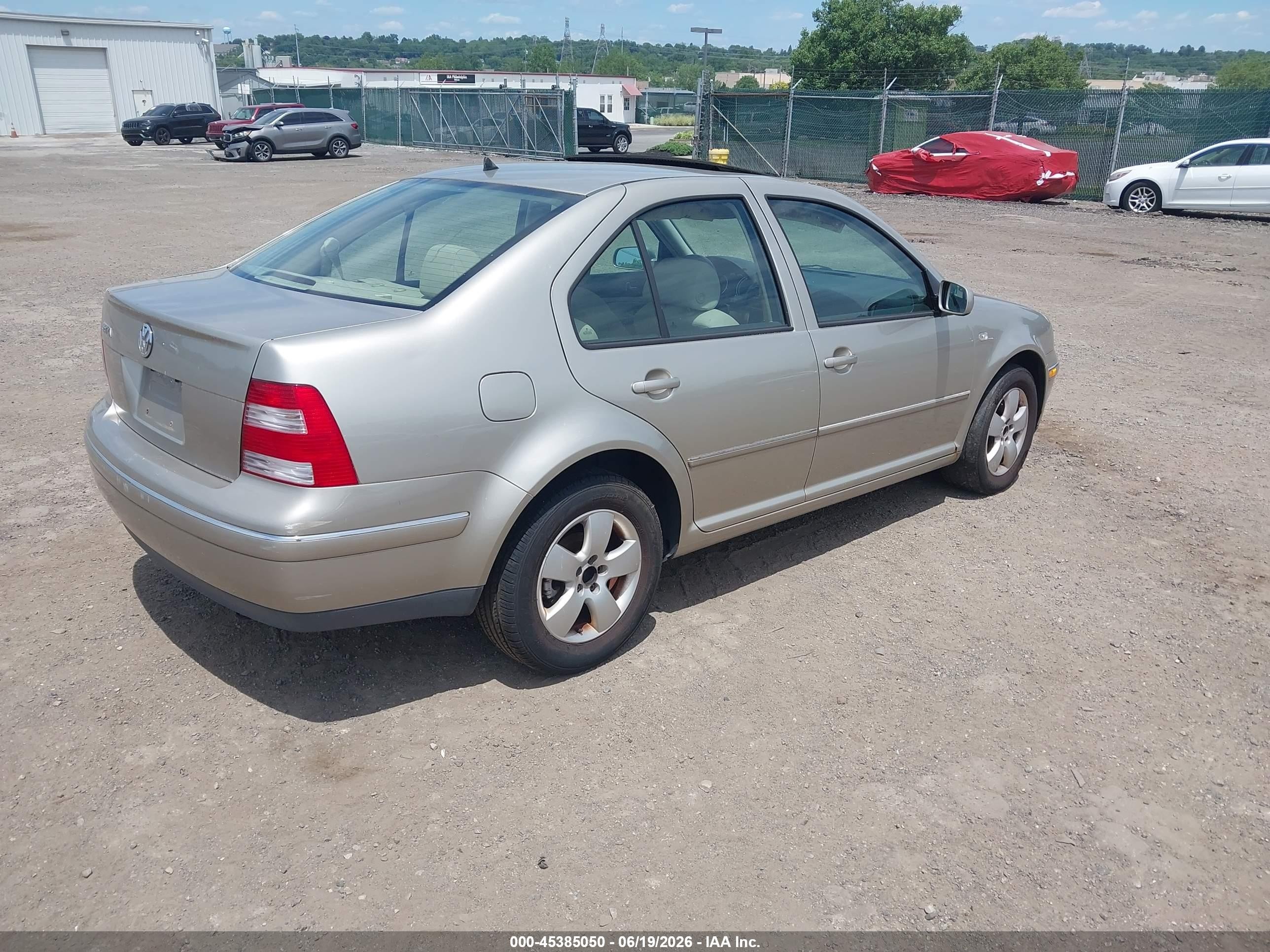 2004 Volkswagen Jetta Gls 2.0l Gray vin: 3VWSK69M64M112233