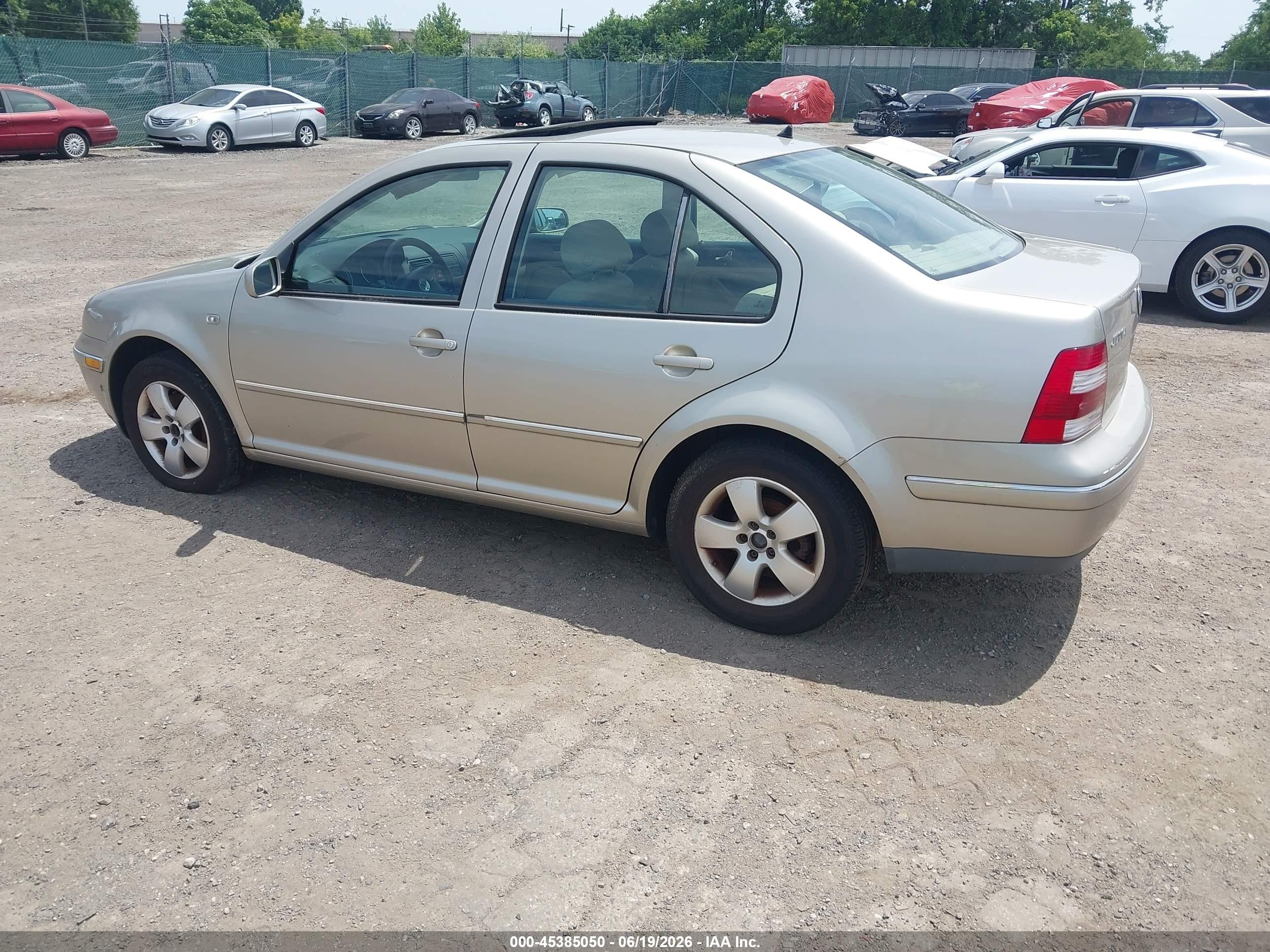 2004 Volkswagen Jetta Gls 2.0l Gray vin: 3VWSK69M64M112233