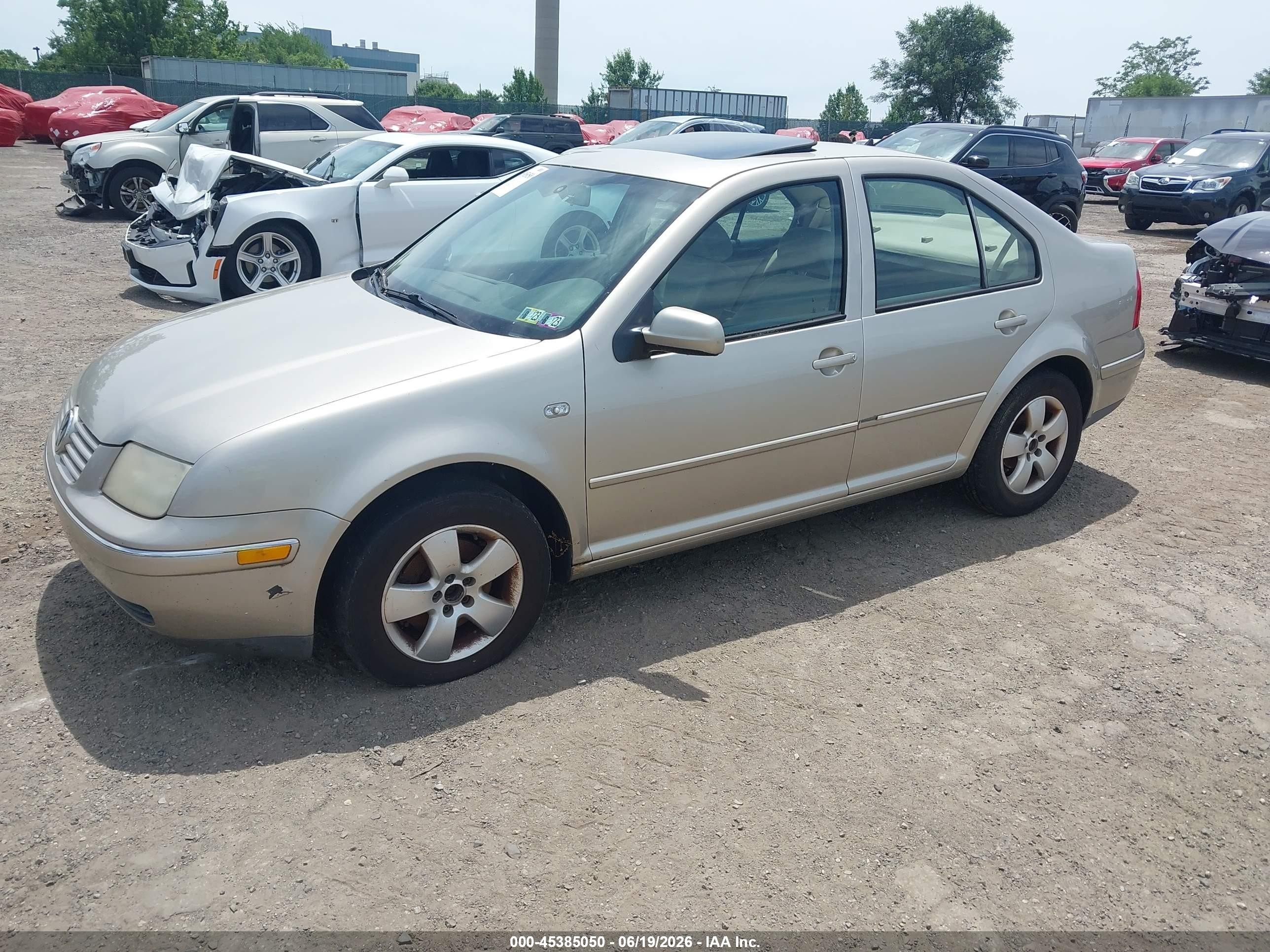 2004 Volkswagen Jetta Gls 2.0l Gray vin: 3VWSK69M64M112233