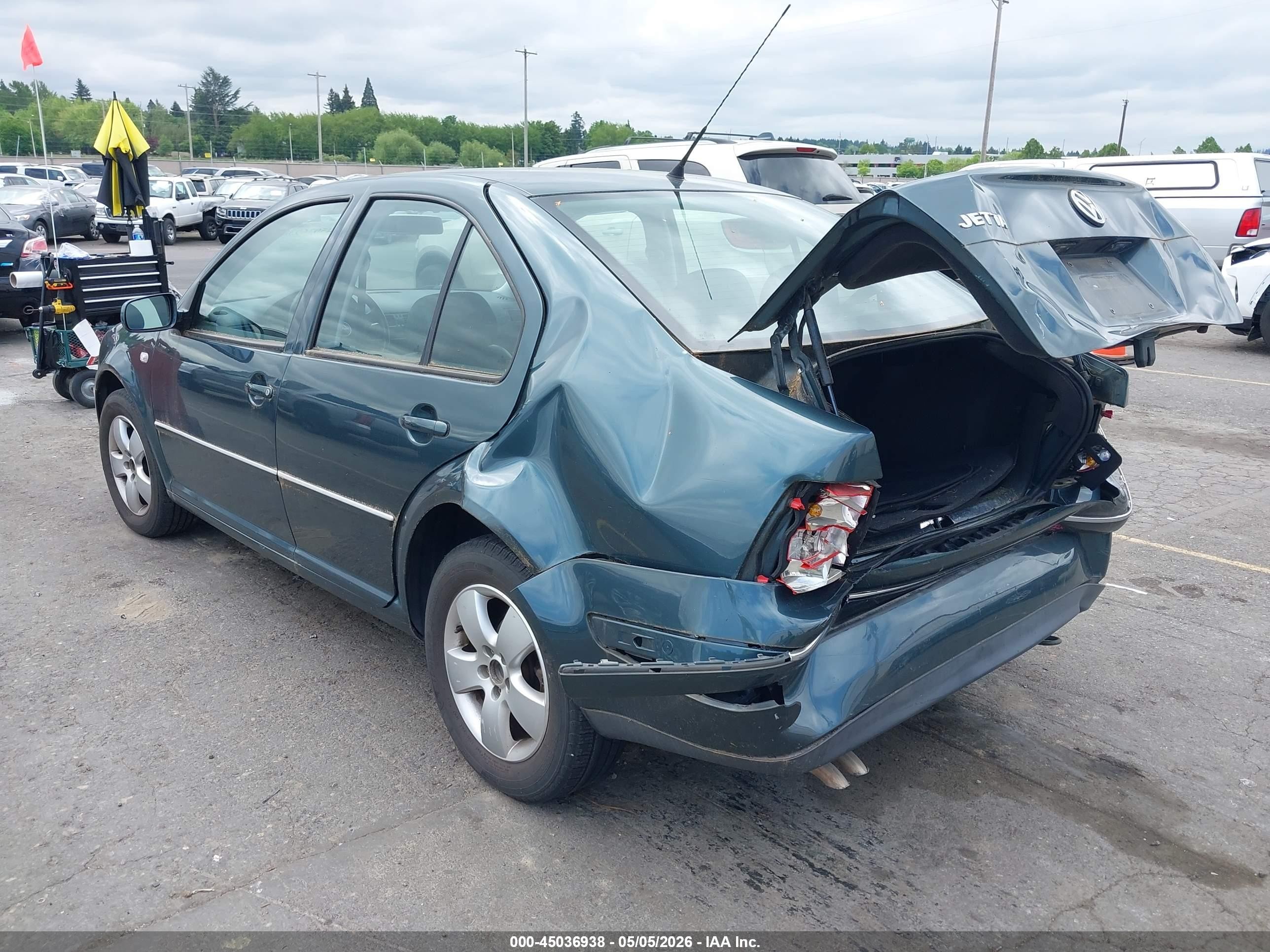 2004 Volkswagen Jetta Gls 2.0l Green vin: 3VWSK69M64M113771