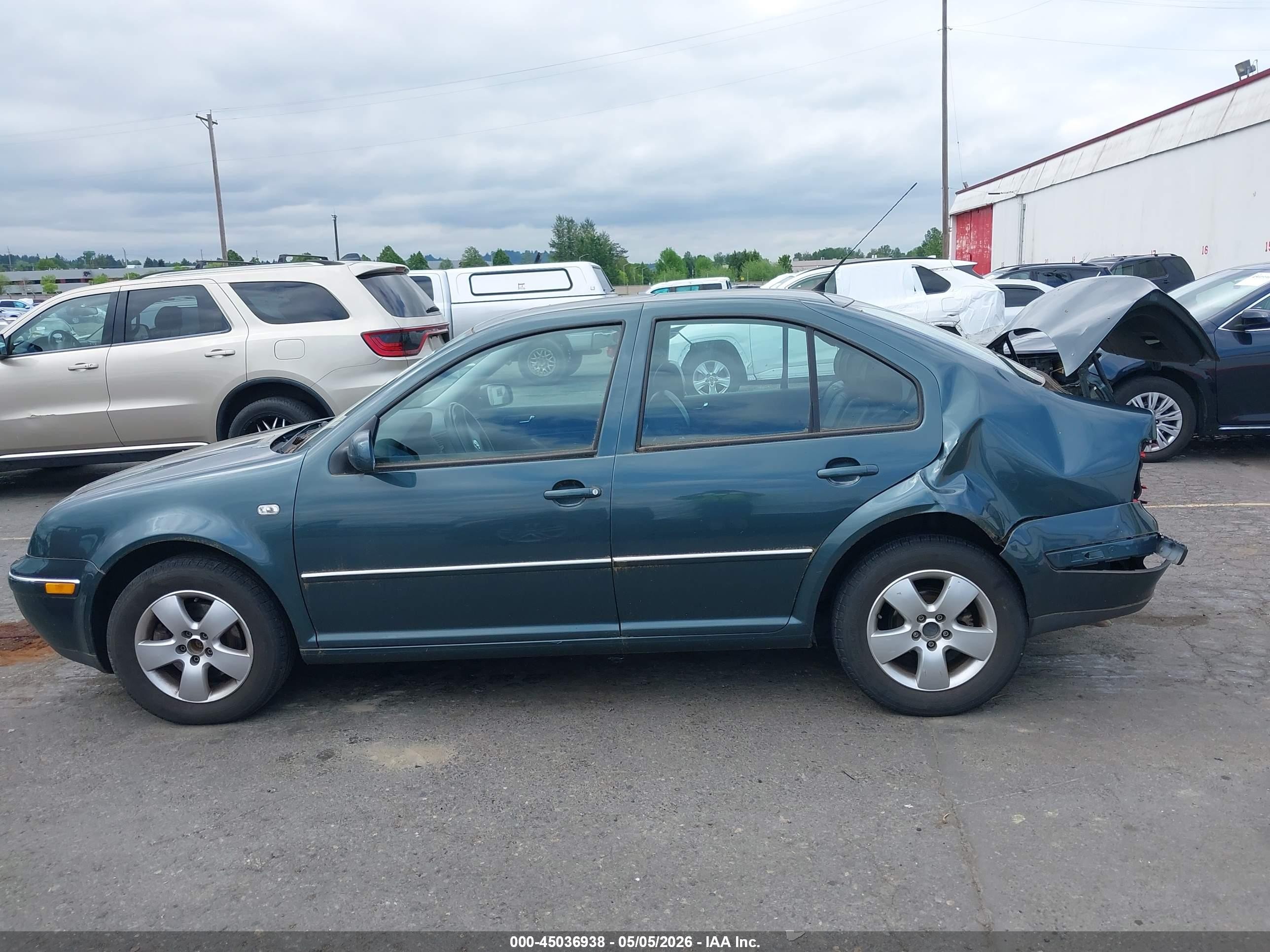 2004 Volkswagen Jetta Gls 2.0l Green vin: 3VWSK69M64M113771