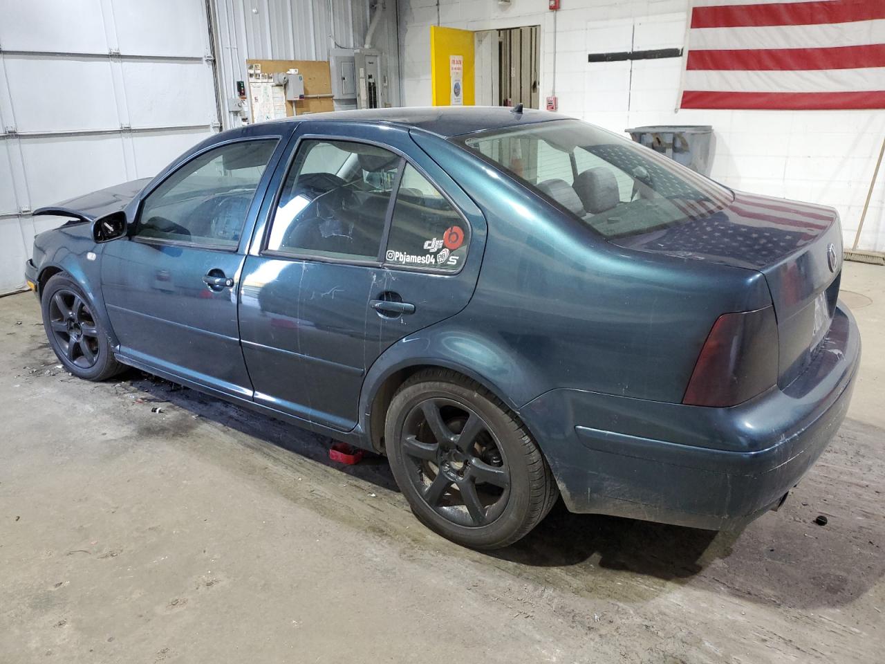 2002 Volkswagen Jetta Gls Green vin: 3VWSK69M72M134836