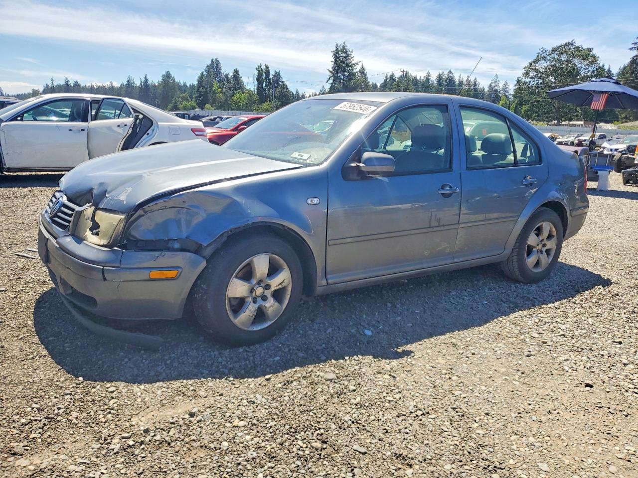 2003 Volkswagen Jetta Gls Gray vin: 3VWSK69M73M033152