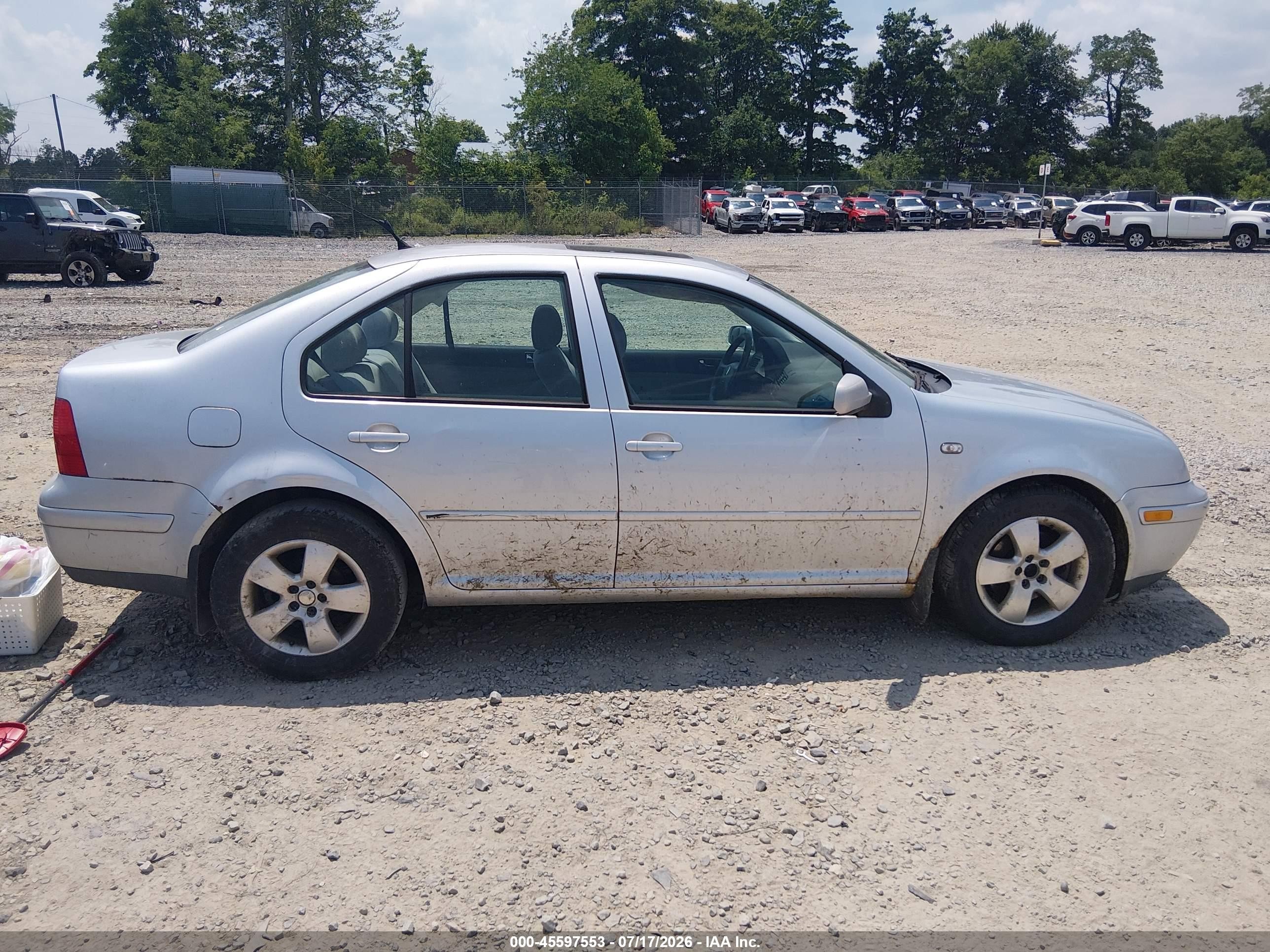 2003 Volkswagen Jetta Gls 2.0l Silver vin: 3VWSK69M73M054518