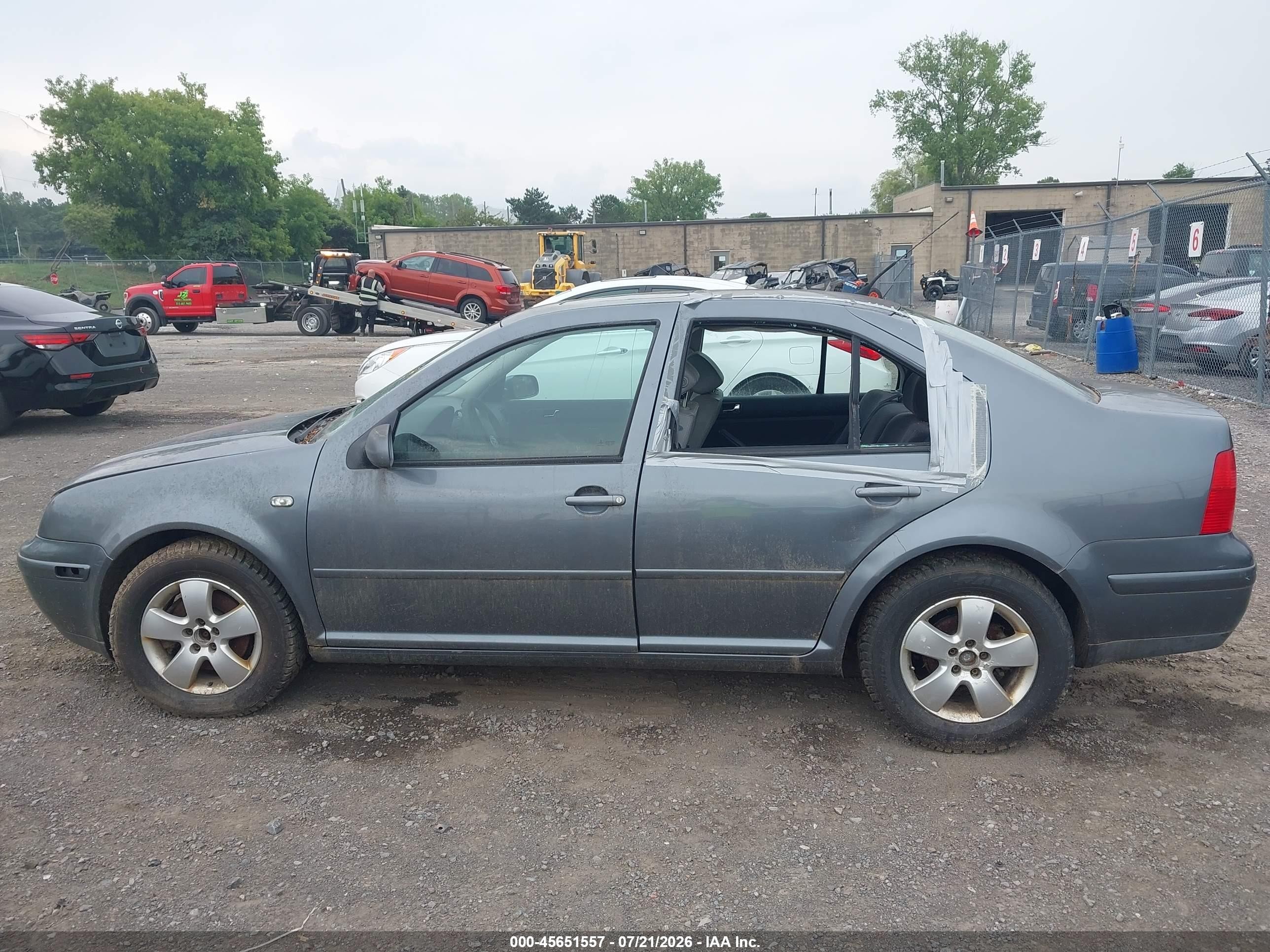 2003 Volkswagen Jetta Gls 2.0l Серый vin: 3VWSK69M73M142176