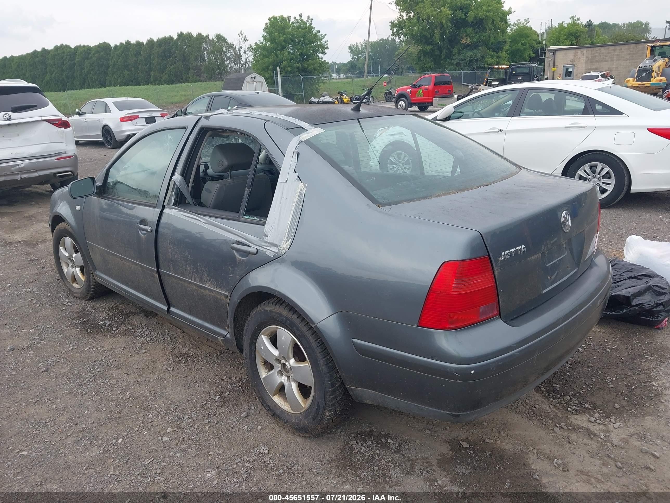 2003 Volkswagen Jetta Gls 2.0l Серый vin: 3VWSK69M73M142176