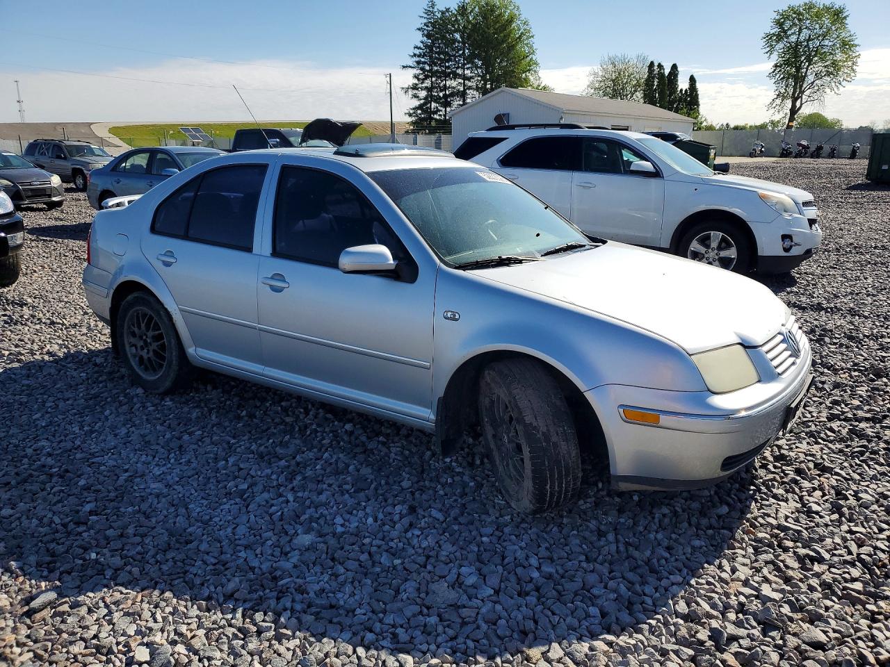 2004 Volkswagen Jetta Gls Серебряный vin: 3VWSK69M74M014585