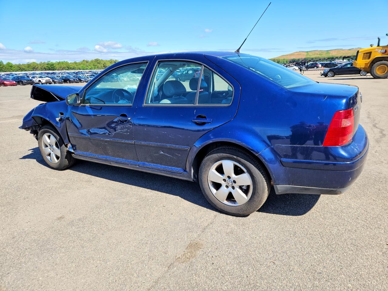 2003 Volkswagen Jetta Gls Синий vin: 3VWSK69M83M169936