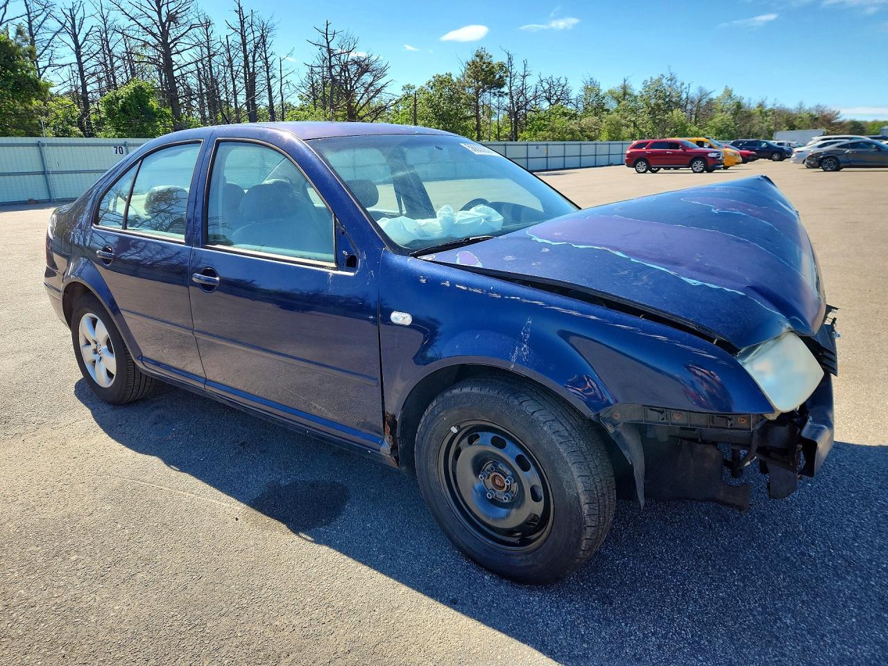 2003 Volkswagen Jetta Gls Синий vin: 3VWSK69M83M169936
