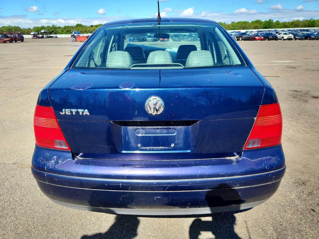 2003 Volkswagen Jetta Gls Синий vin: 3VWSK69M83M169936
