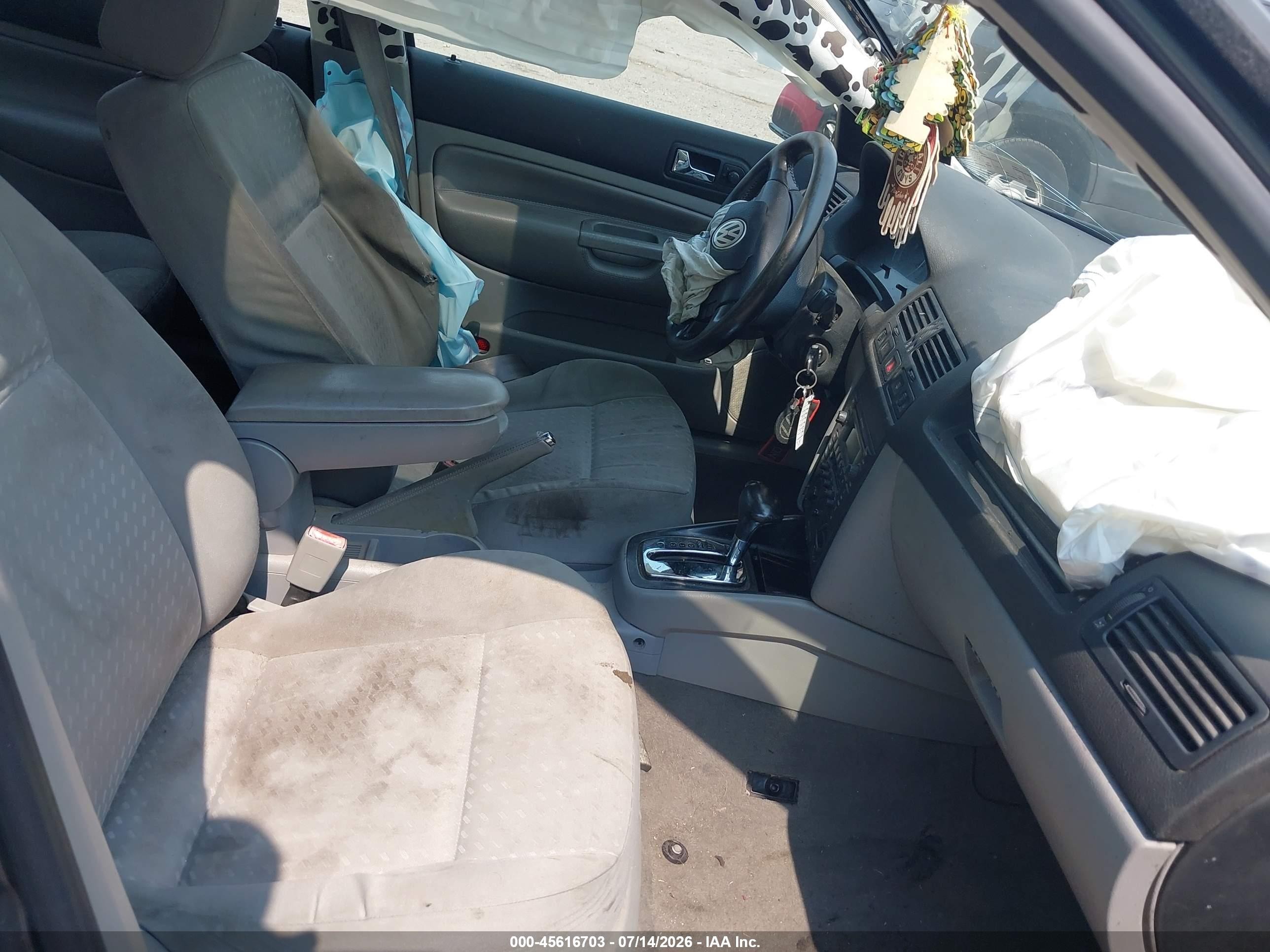 2004 Volkswagen Jetta Gls 2.0l Gray vin: 3VWSK69M94M055025